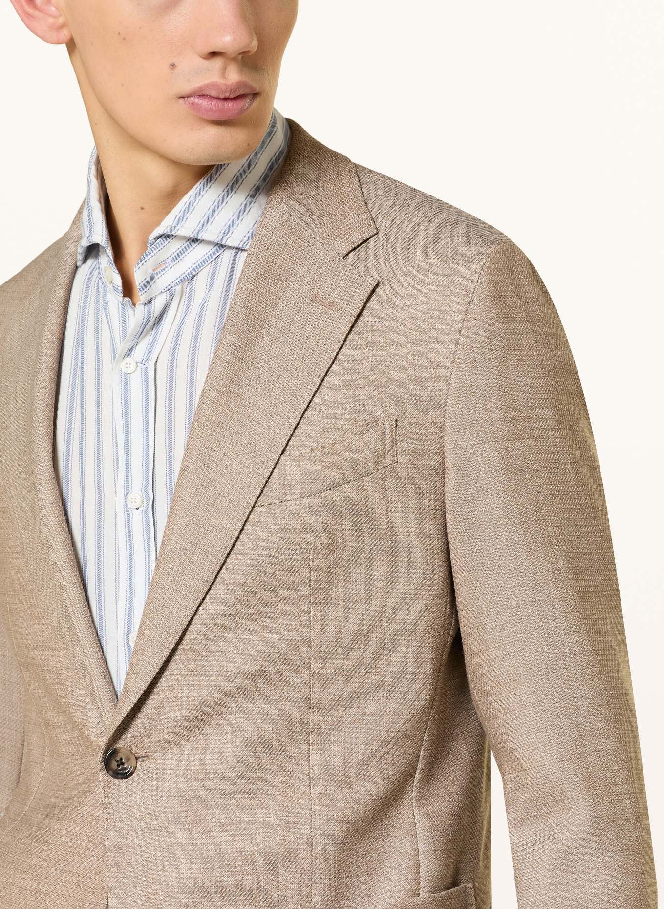 windsor. Sakko Extra Slim Fit: HELLBRAUN