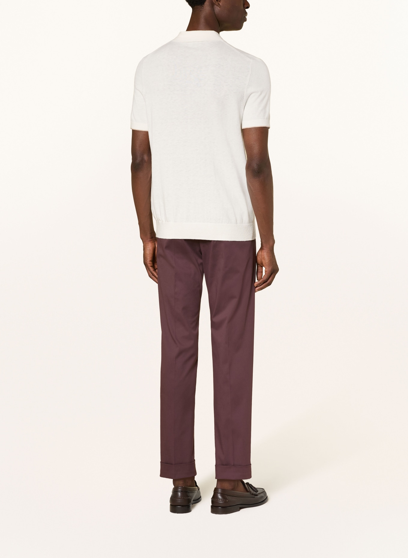 windsor. Pletené polo tričko CASHMILO: REŽNÁ