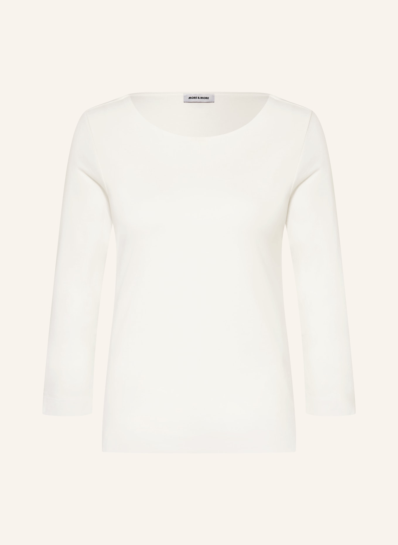 MORE & MORE Koszulka z rękawem 3/4: BIAŁY