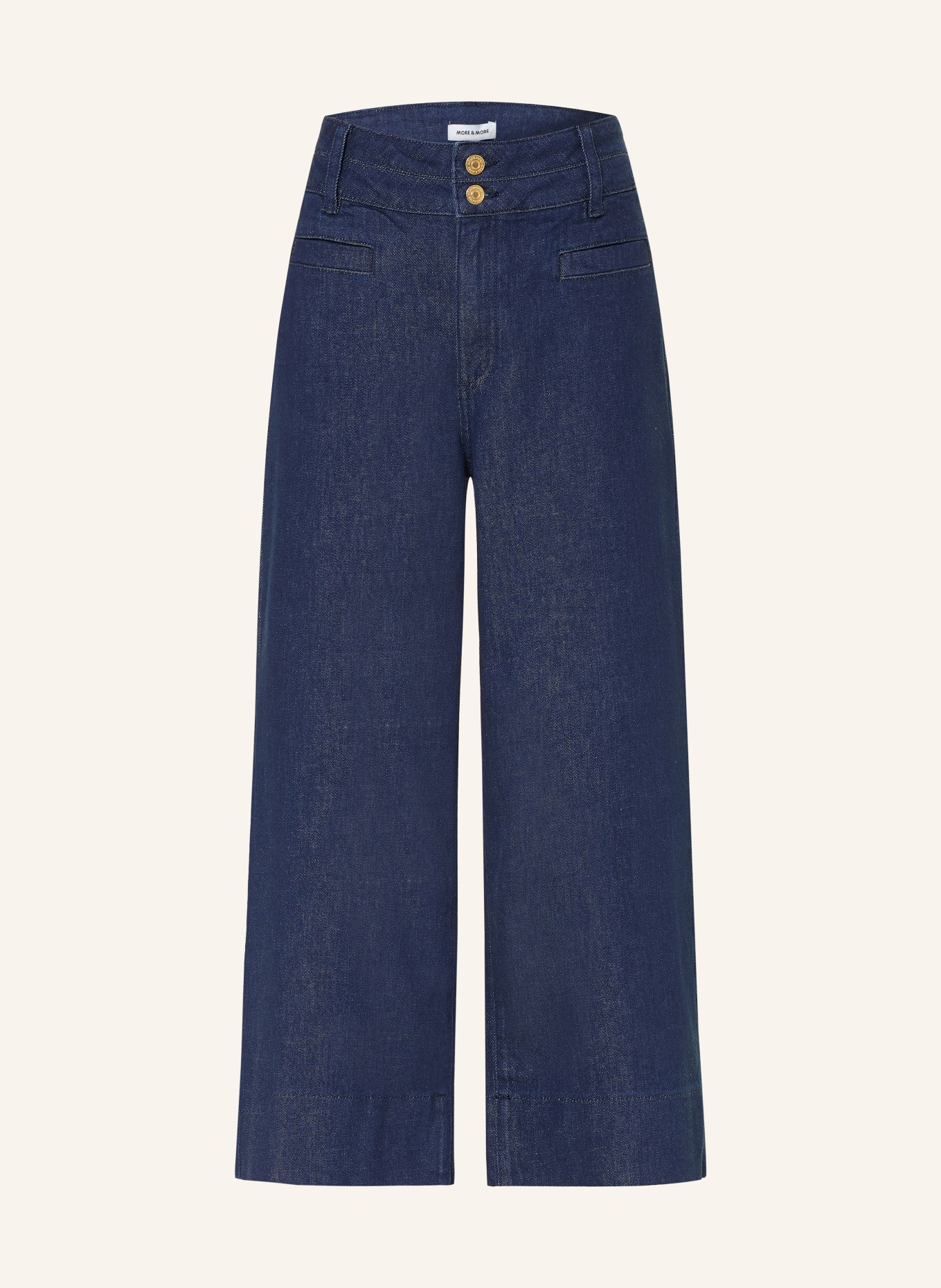 MORE & MORE Jeans-Culotte: 0963 DARK BLUE DENIM