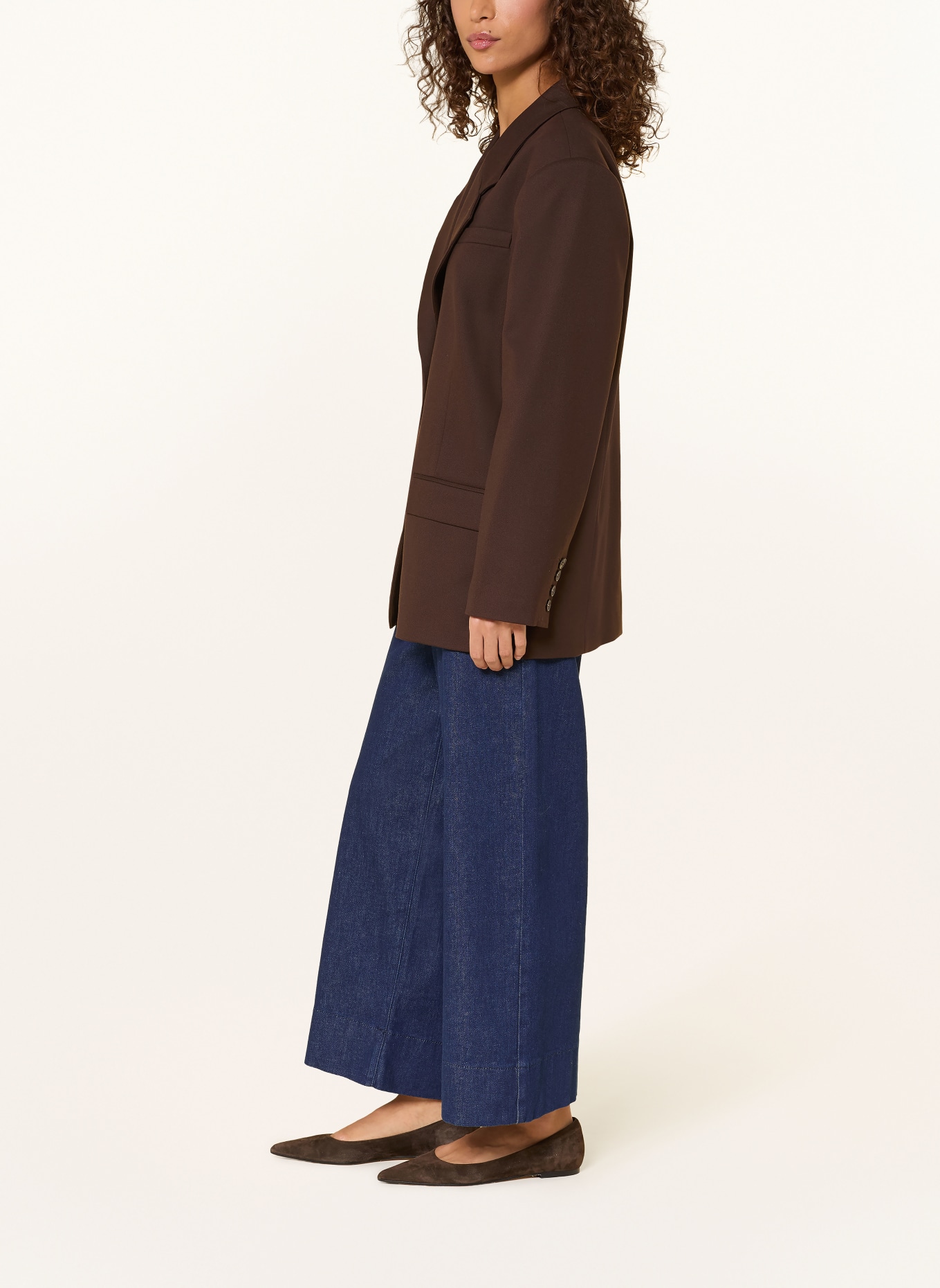 MORE & MORE Jeans-Culotte: 0963 DARK BLUE DENIM