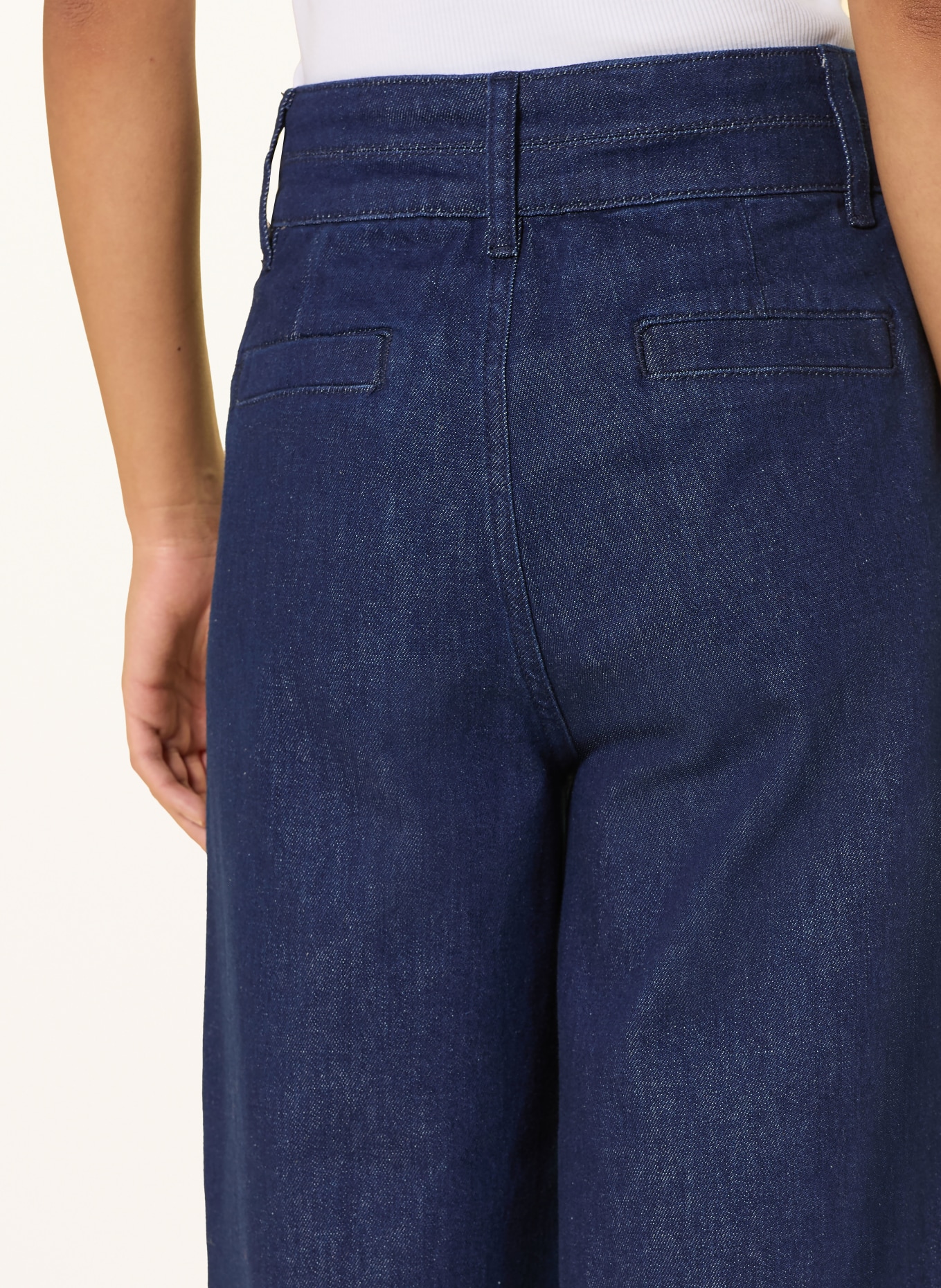 MORE & MORE Jeans-Culotte: 0963 DARK BLUE DENIM