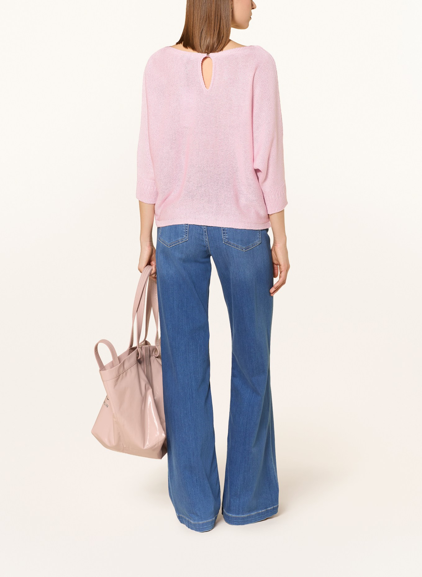 MORE & MORE Svetr s 3/4 rukávy: RŮŽOVÁ