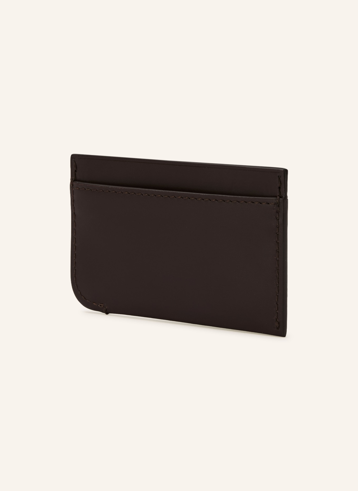 JACQUEMUS Kartenetui LE PORTE CURVO: DUNKELBRAUN