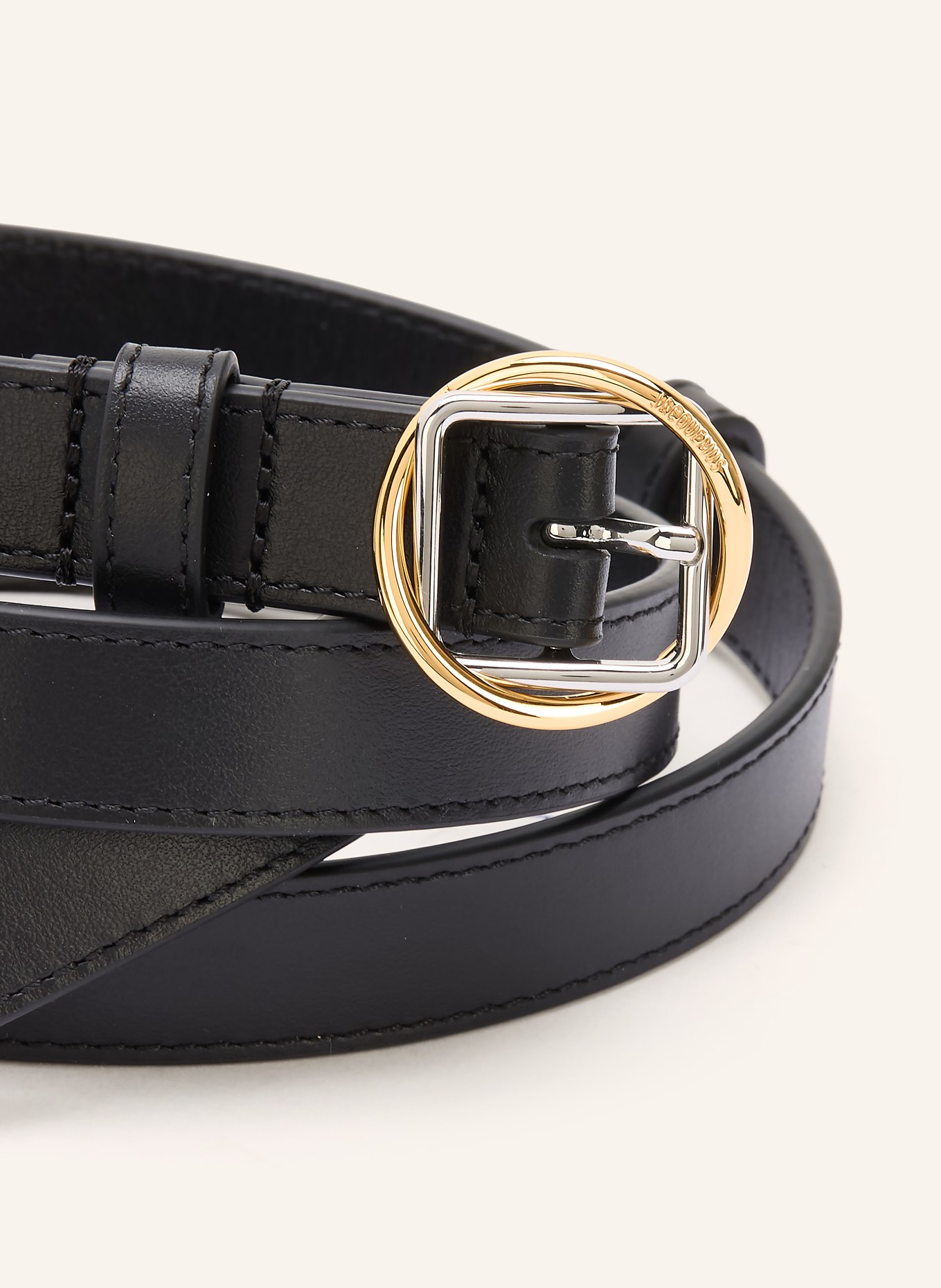 JACQUEMUS Pasek LA CEINTURE SALON FINE: CZARNY