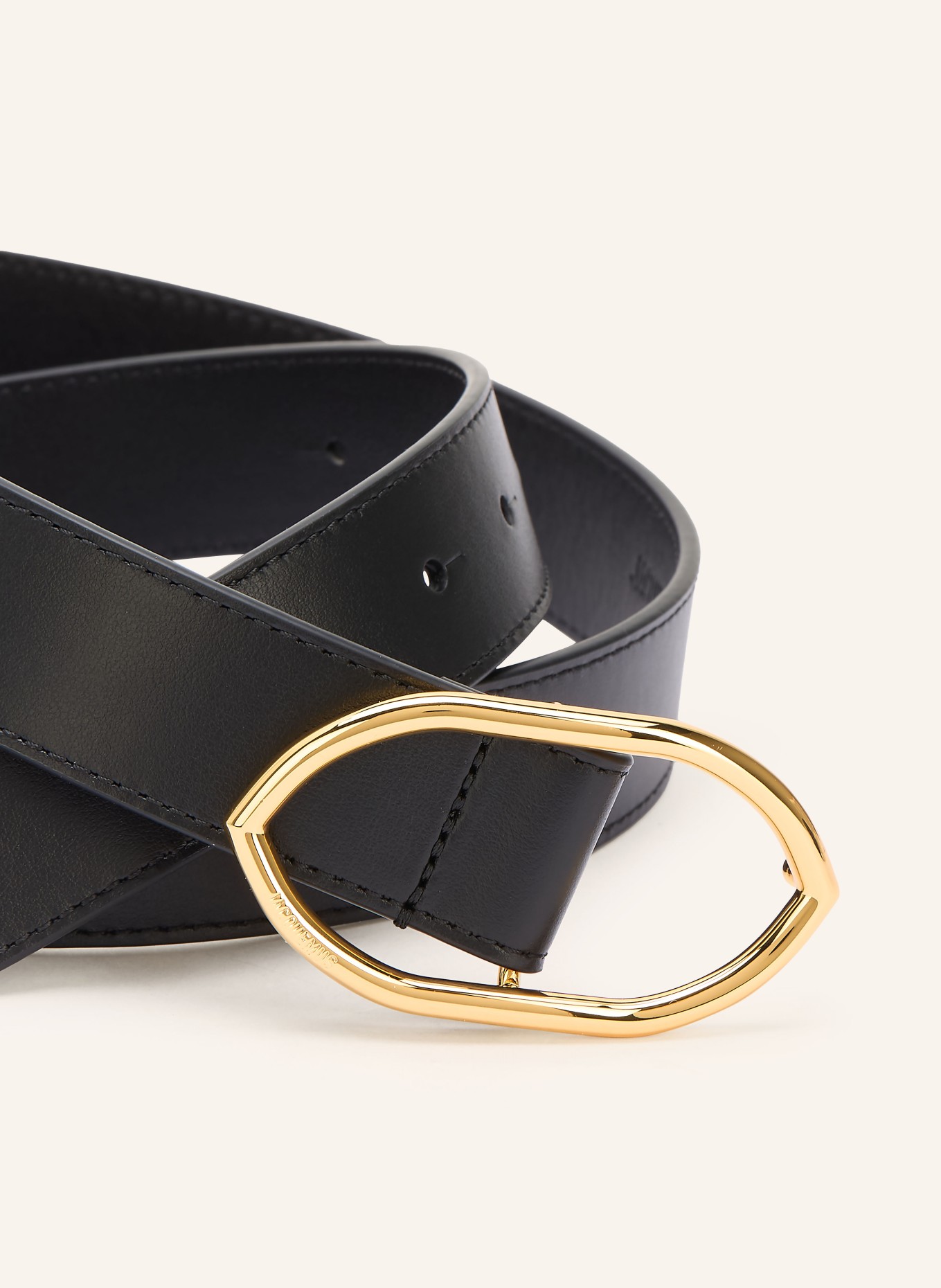 JACQUEMUS Pasek LA CEINTURE CALISSON: CZARNY