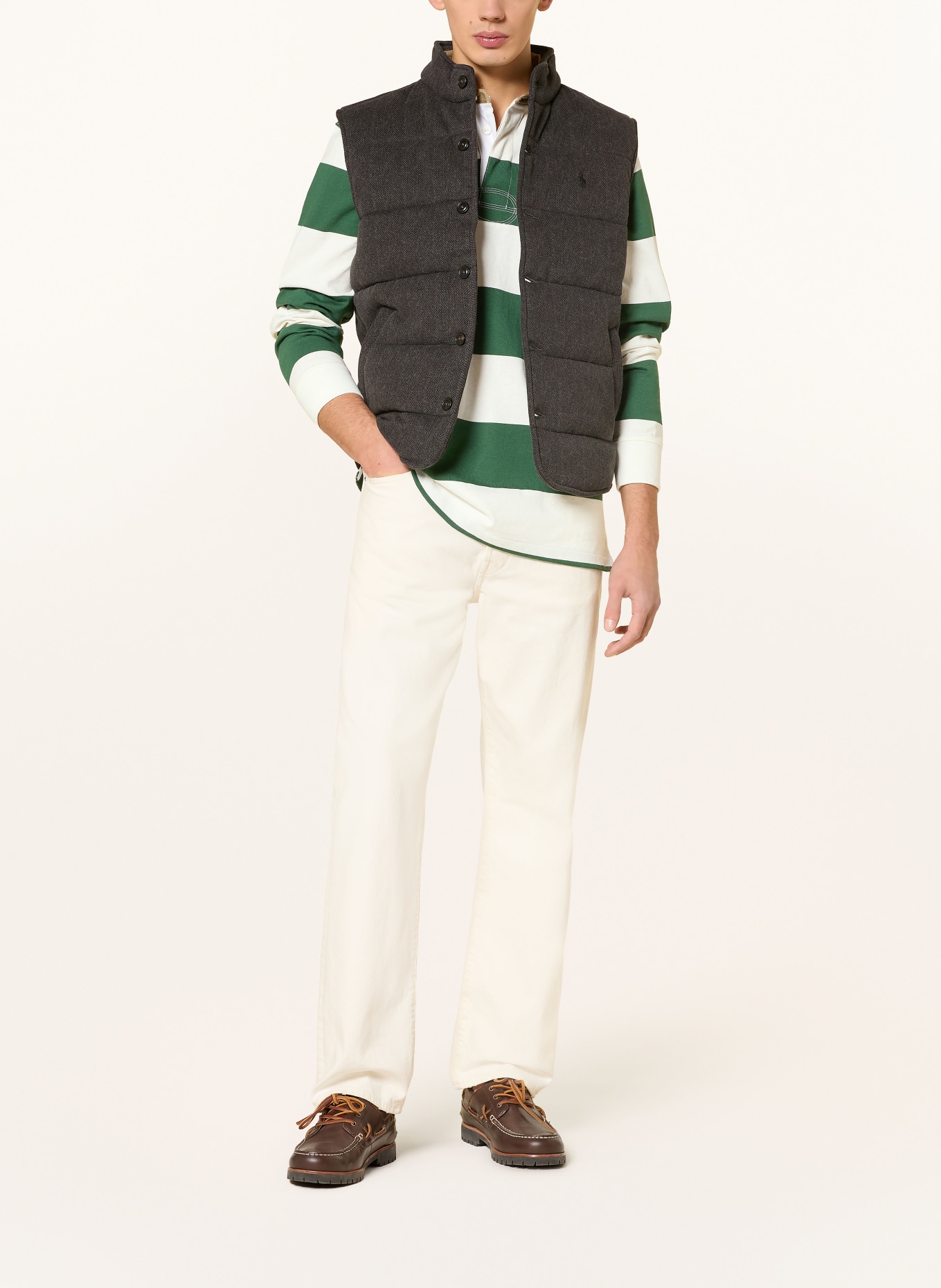 POLO RALPH LAUREN Steppweste: DUNKELGRAU