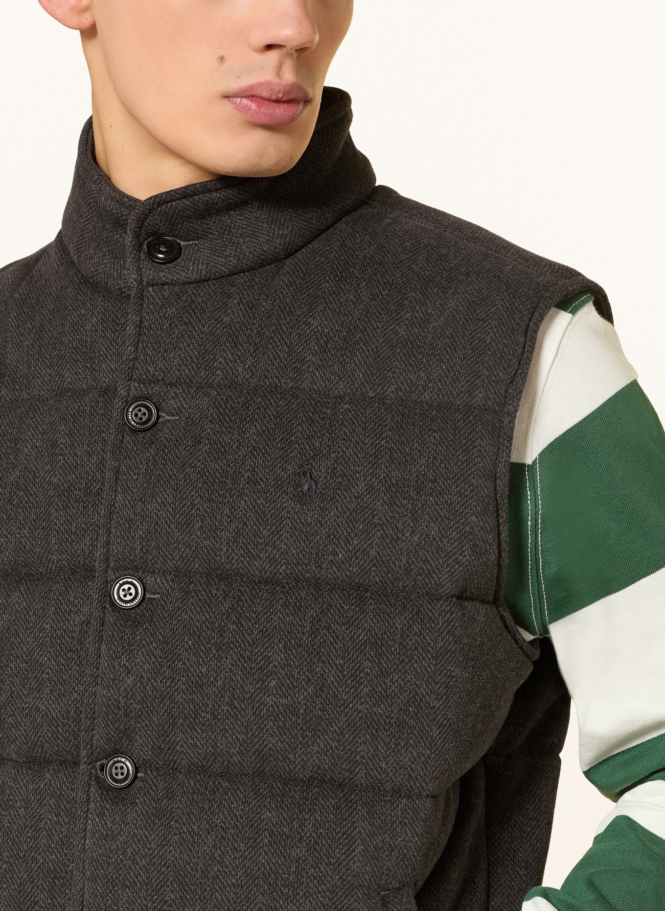 POLO RALPH LAUREN Steppweste: DUNKELGRAU