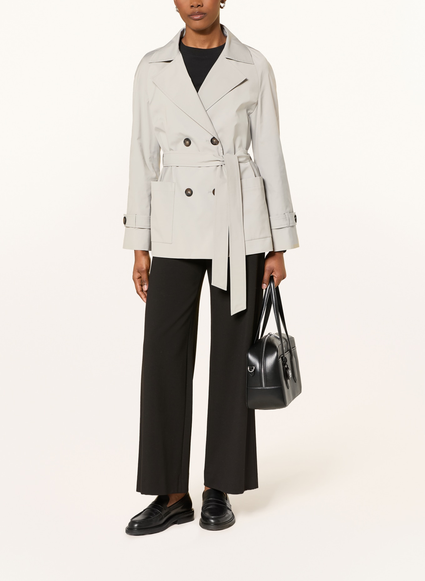 ICONS CINZIA ROCCA trenchcoat: TAUPE