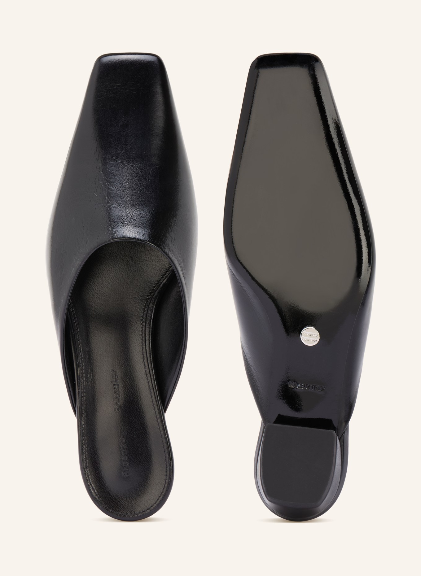 Proenza Schouler Mules TRAP: SCHWARZ