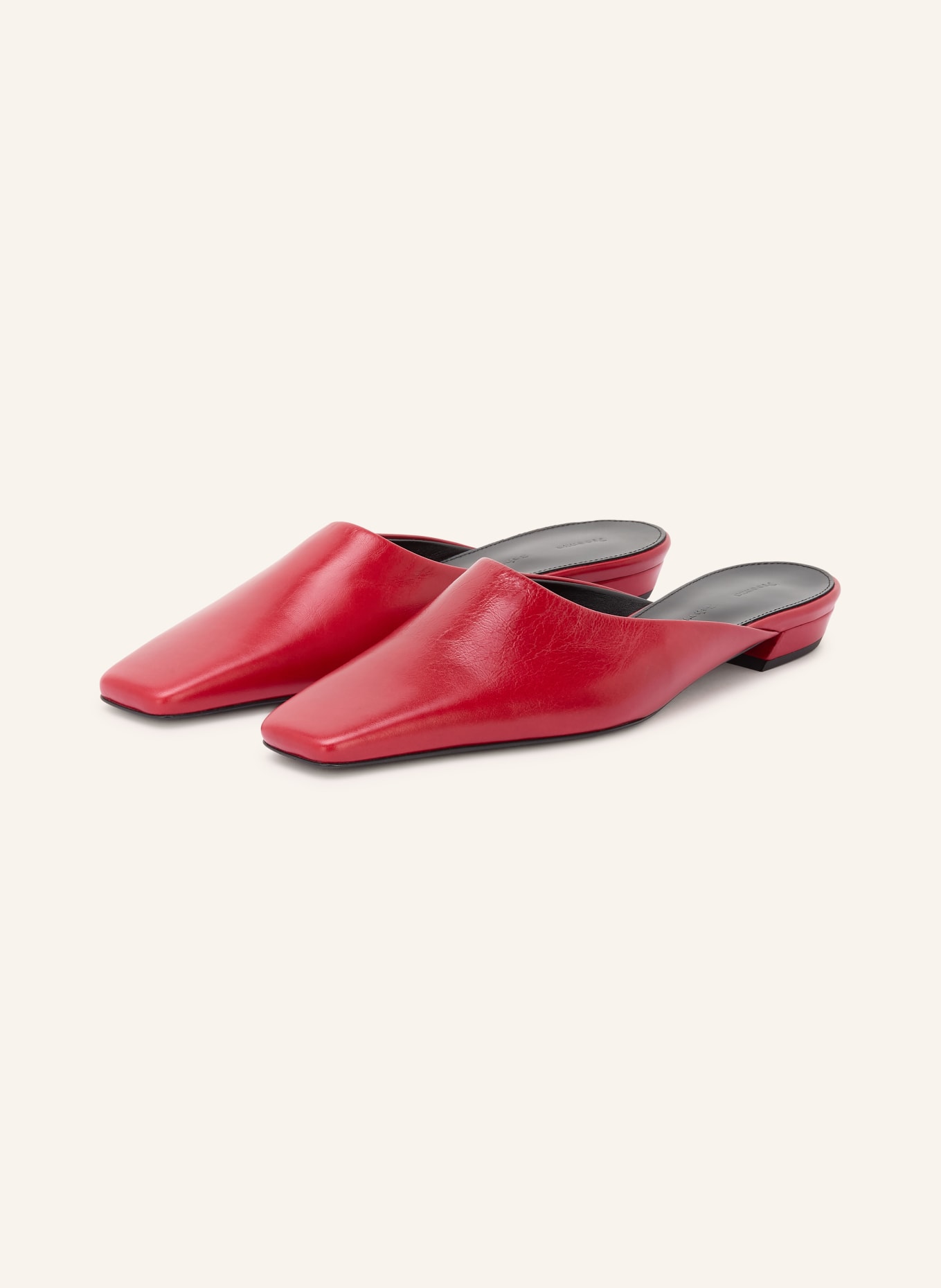 Proenza Schouler Klapki TRAP: CZERWONY