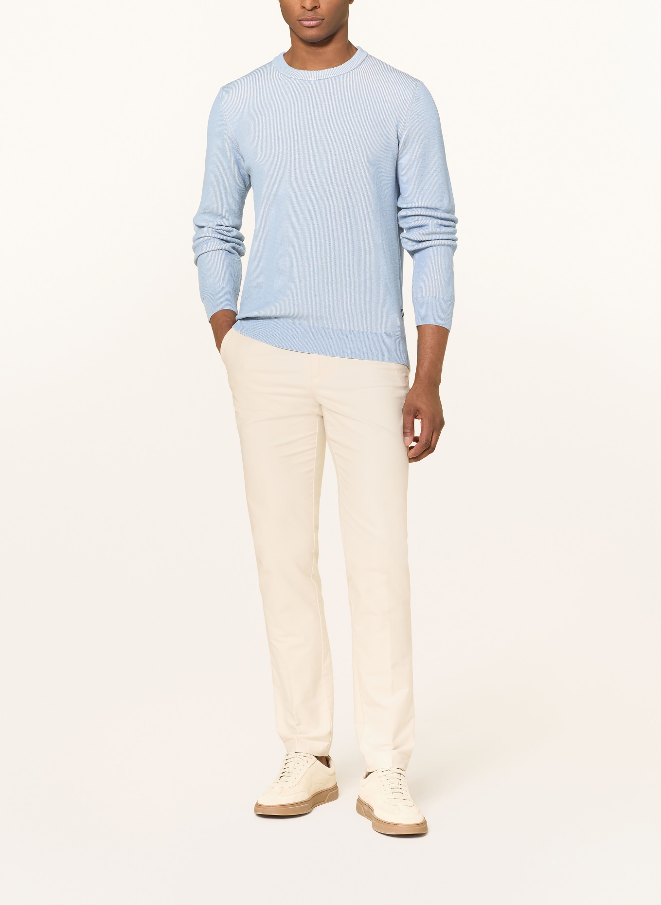 MAERZ MUENCHEN sweater: LIGHT BLUE