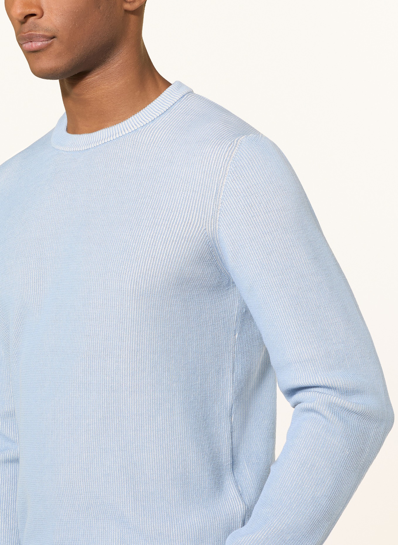 MAERZ MUENCHEN sweater: LIGHT BLUE