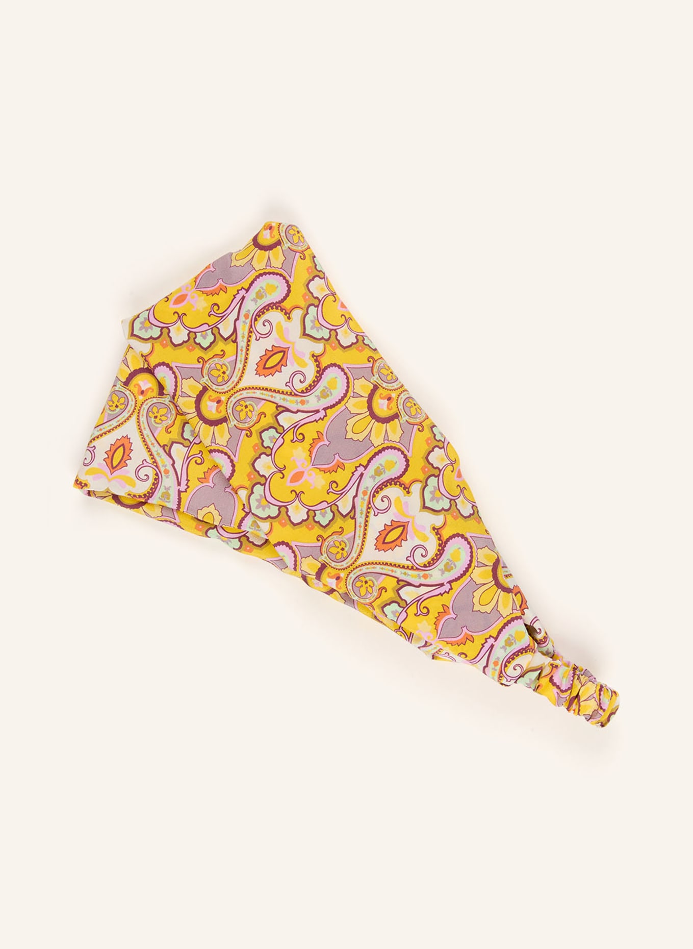 ETRO Hedvábná čelenka do vlasů: ŽLUTÁ / RŮŽOVÁ / BÍLÁ