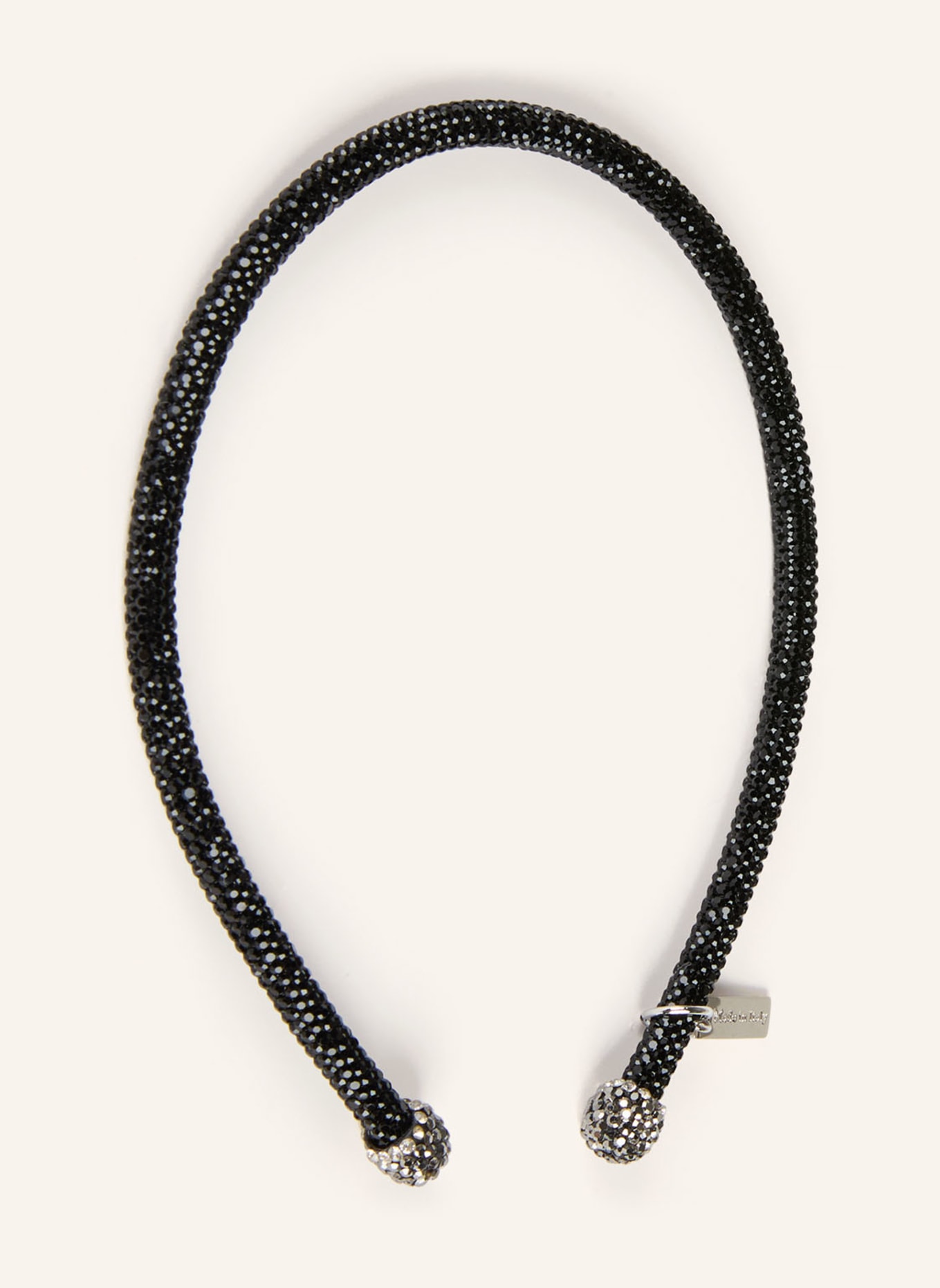 ETRO Čelenka s ozdobnými kameny: ČERNÁ