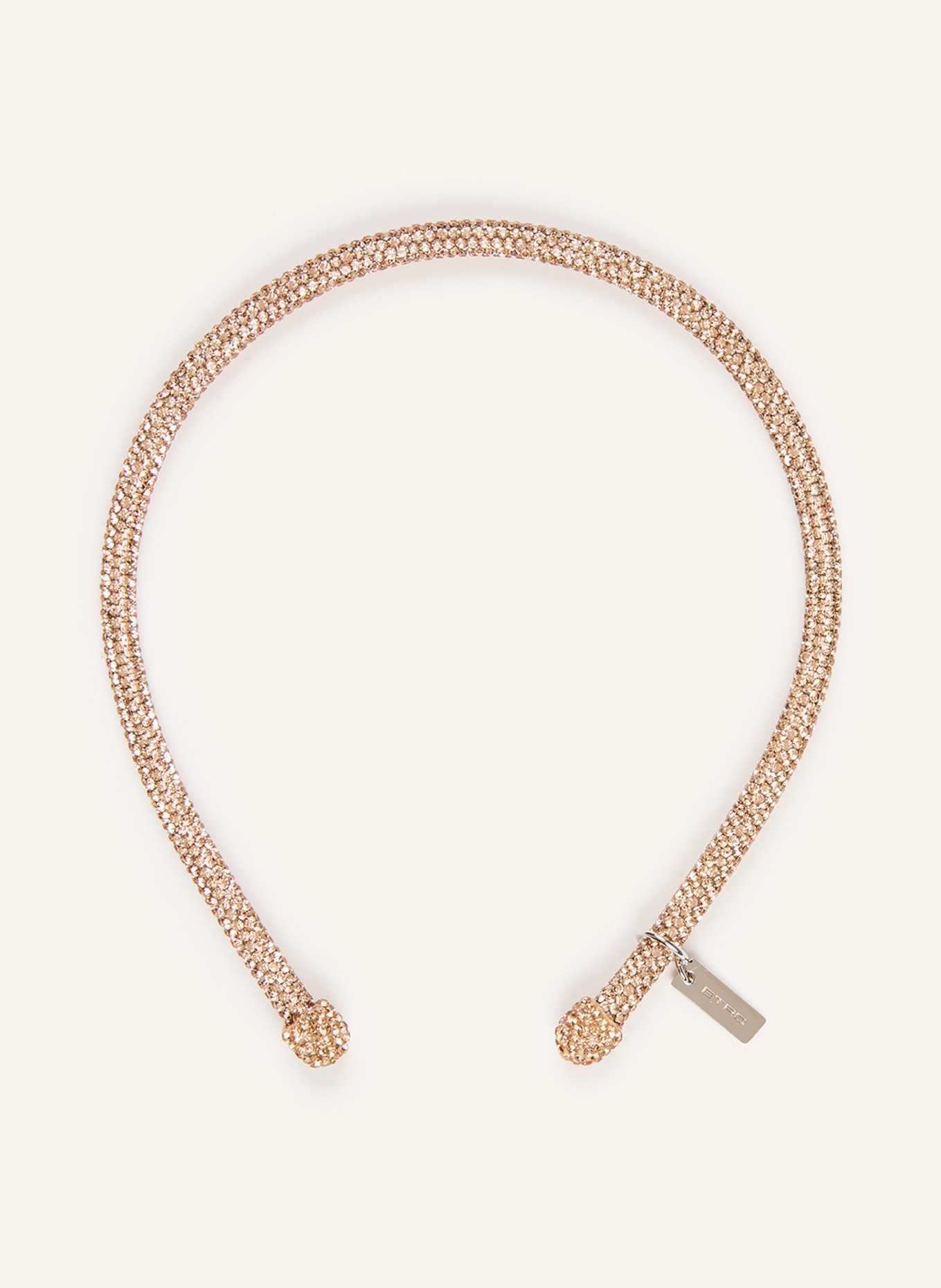 ETRO Čelenka s ozdobnými kameny: BARVA RŮŽOVÉHO ZLATA