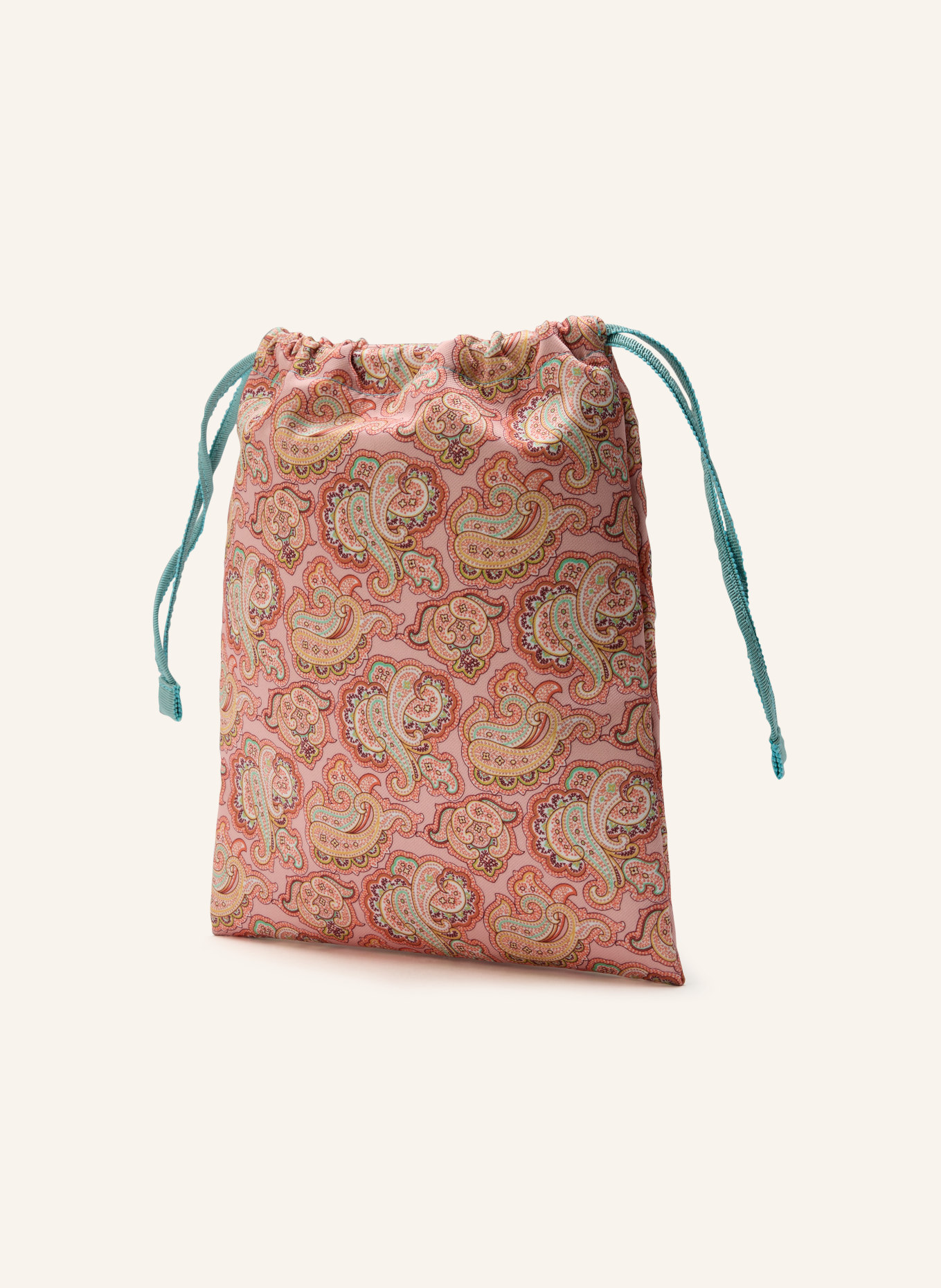 ETRO Pouch: HELLORANGE / ORANGE / TÜRKIS