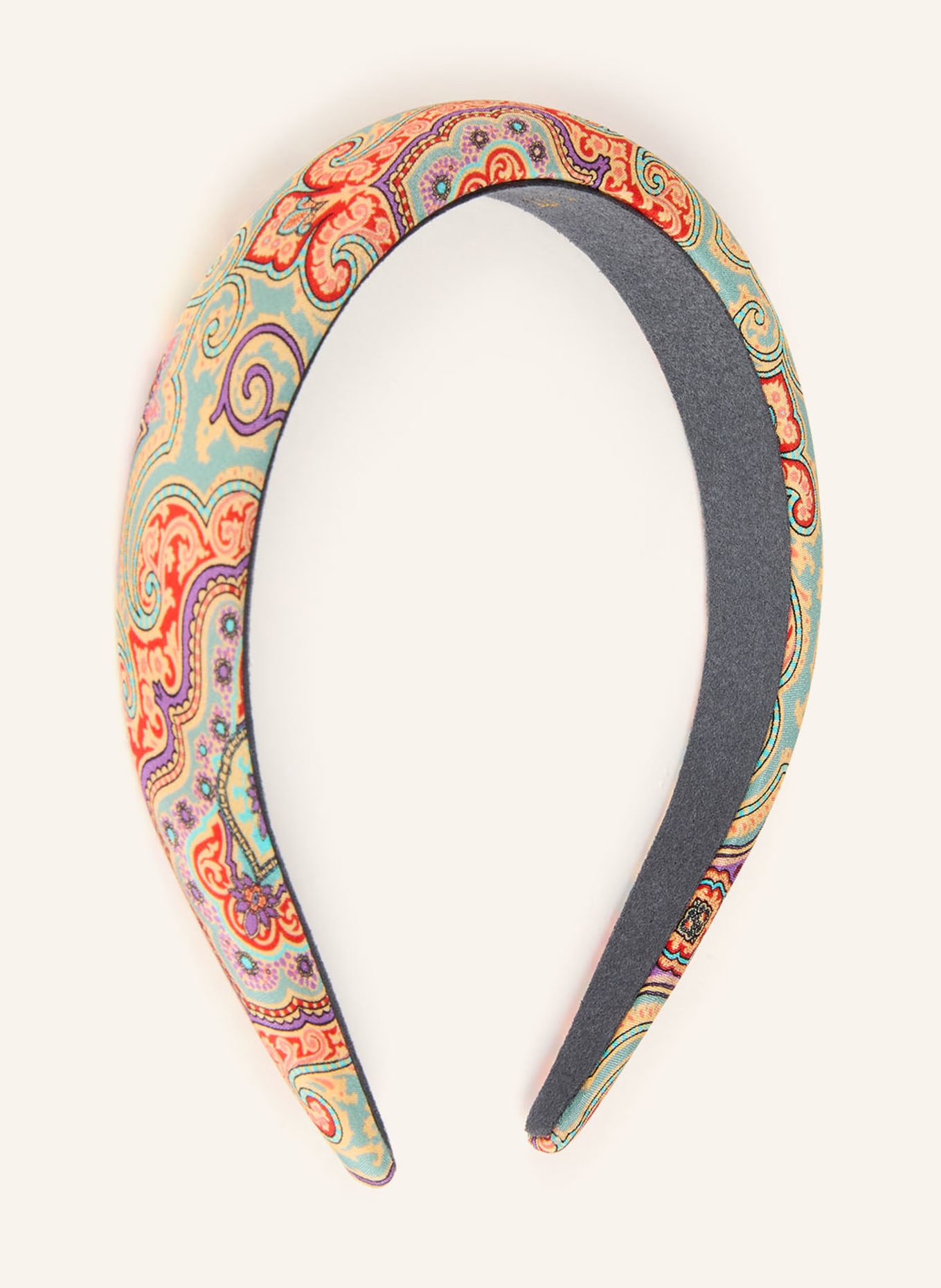 ETRO Hedvábný čelenka: MÁTOVÁ / FIALOVÁ / ČERVENÁ