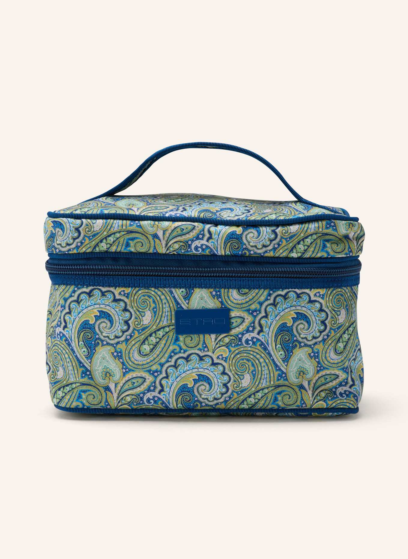 ETRO Kosmetiktasche: BLAU / GELB / MINT