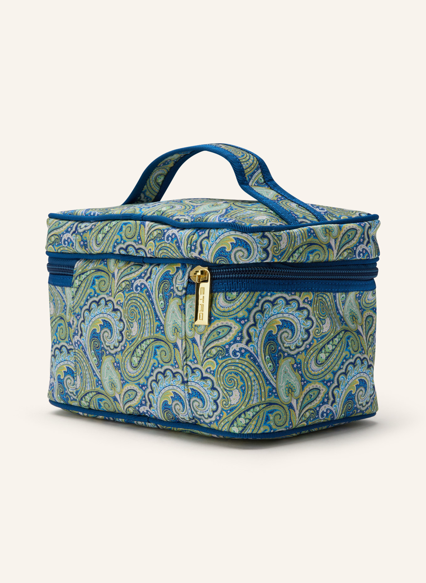 ETRO Kosmetiktasche: BLAU / GELB / MINT