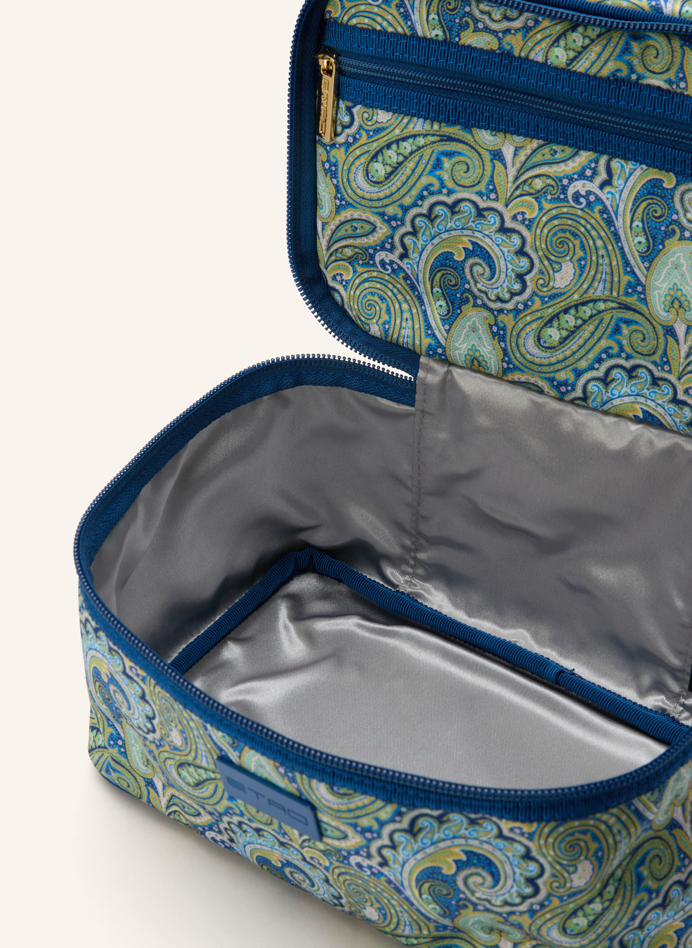 ETRO Kosmetiktasche: BLAU / GELB / MINT