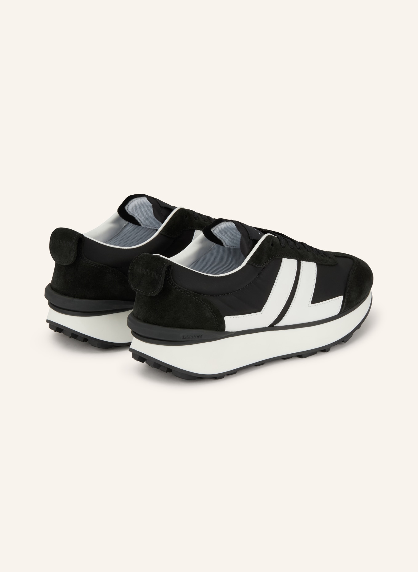 LANVIN Sneaker BUMPR: SCHWARZ / WEISS