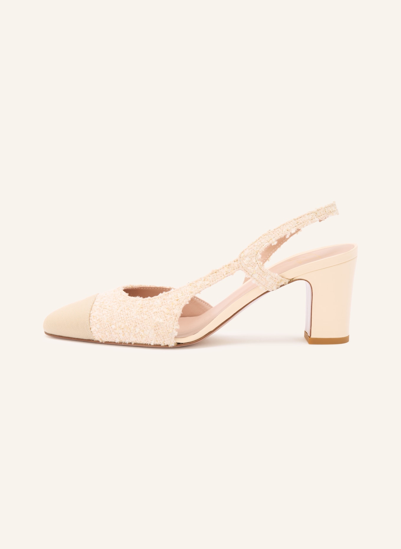 FESTA SHIRLEY slingback pumps: CREAM / BEIGE
