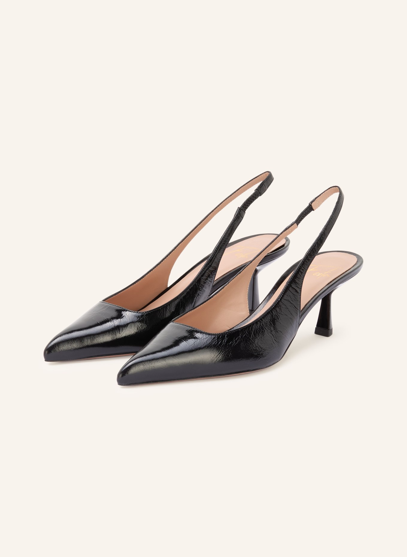 FESTA Czółenka na rzemieniu DALILAS: CZARNY