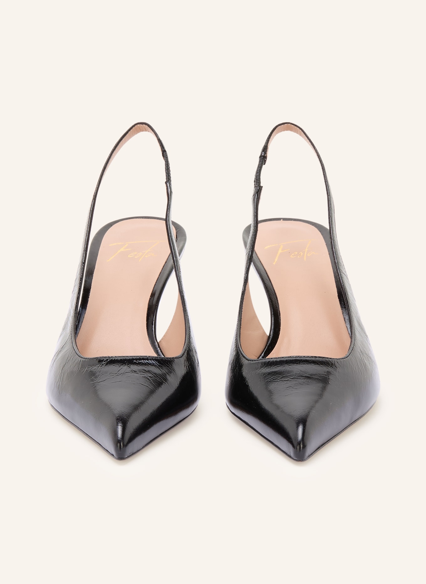 FESTA Czółenka na rzemieniu DALILAS: CZARNY