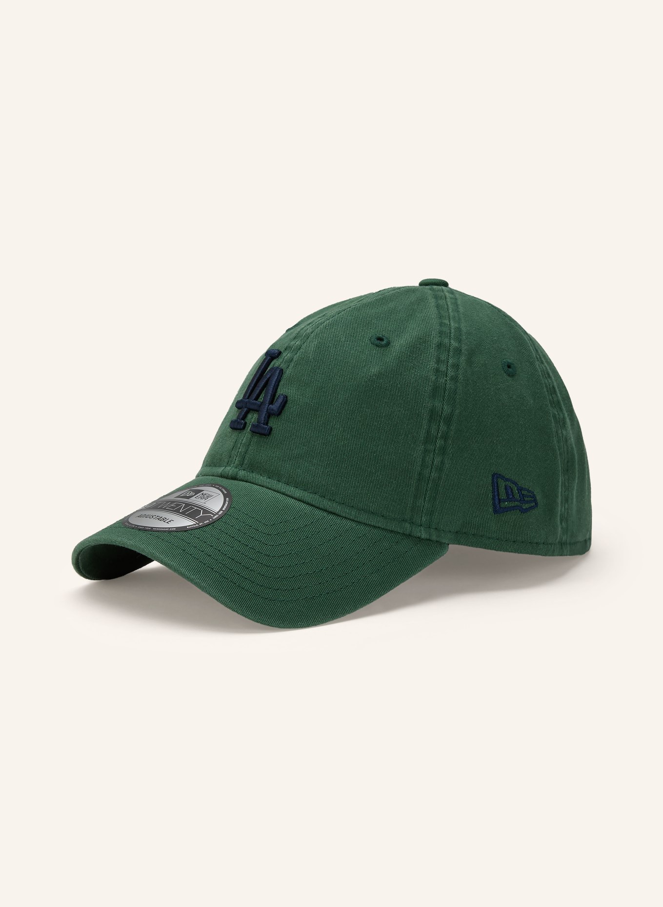 NEW ERA Cap WASHED SCRIPT 9TWENTY®: DUNKELGRÜN / DUNKELBLAU