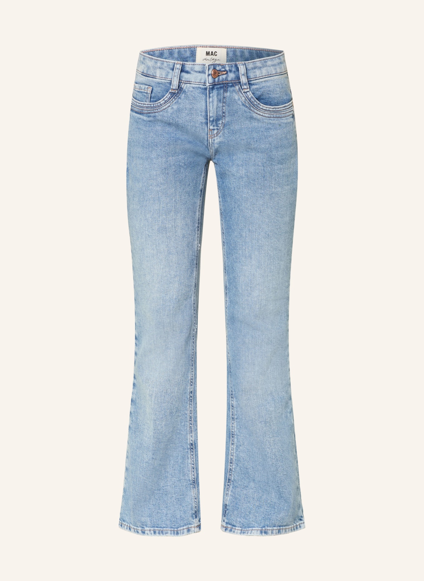 MAC Flared Jeans DETROIT: D297 90`s cool wash