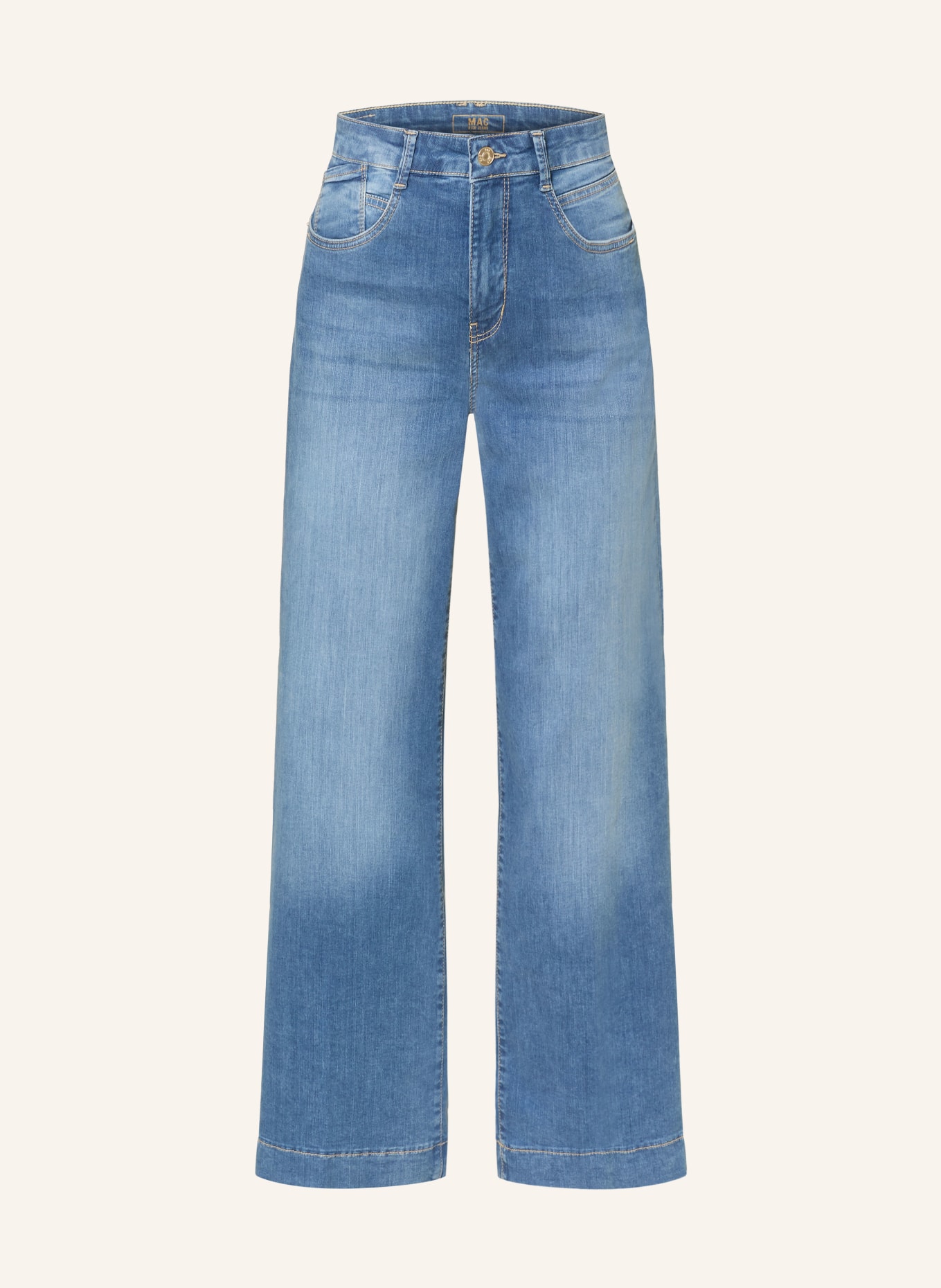 MAC Wide Leg Jeans RICH PALAZZO: D585 navy heavy wash