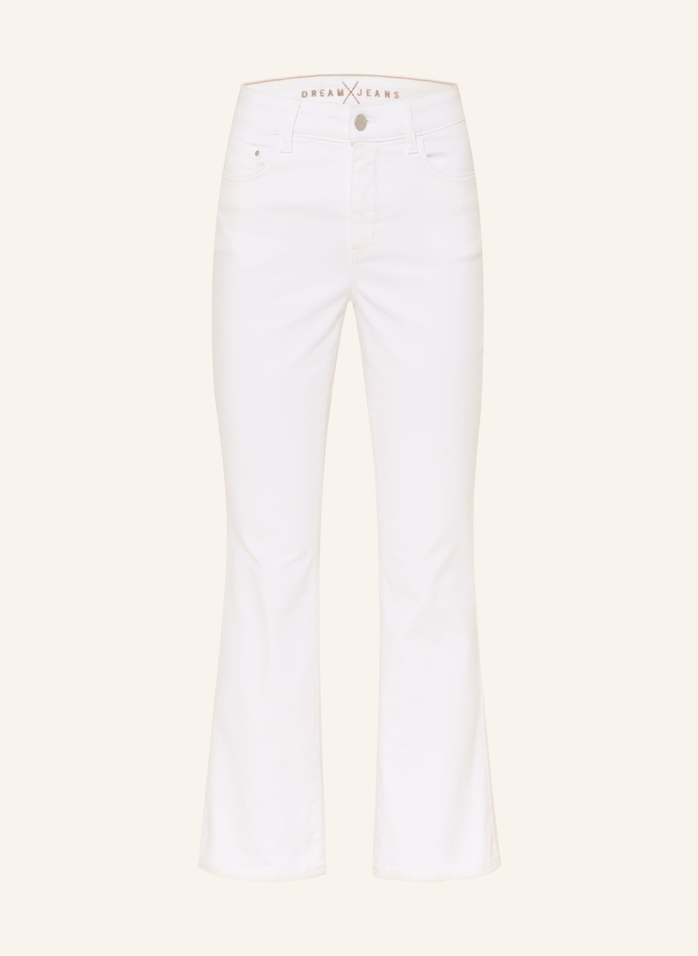 MAC Flared jeans DREAM KICK: D010 WHITE DENIM
