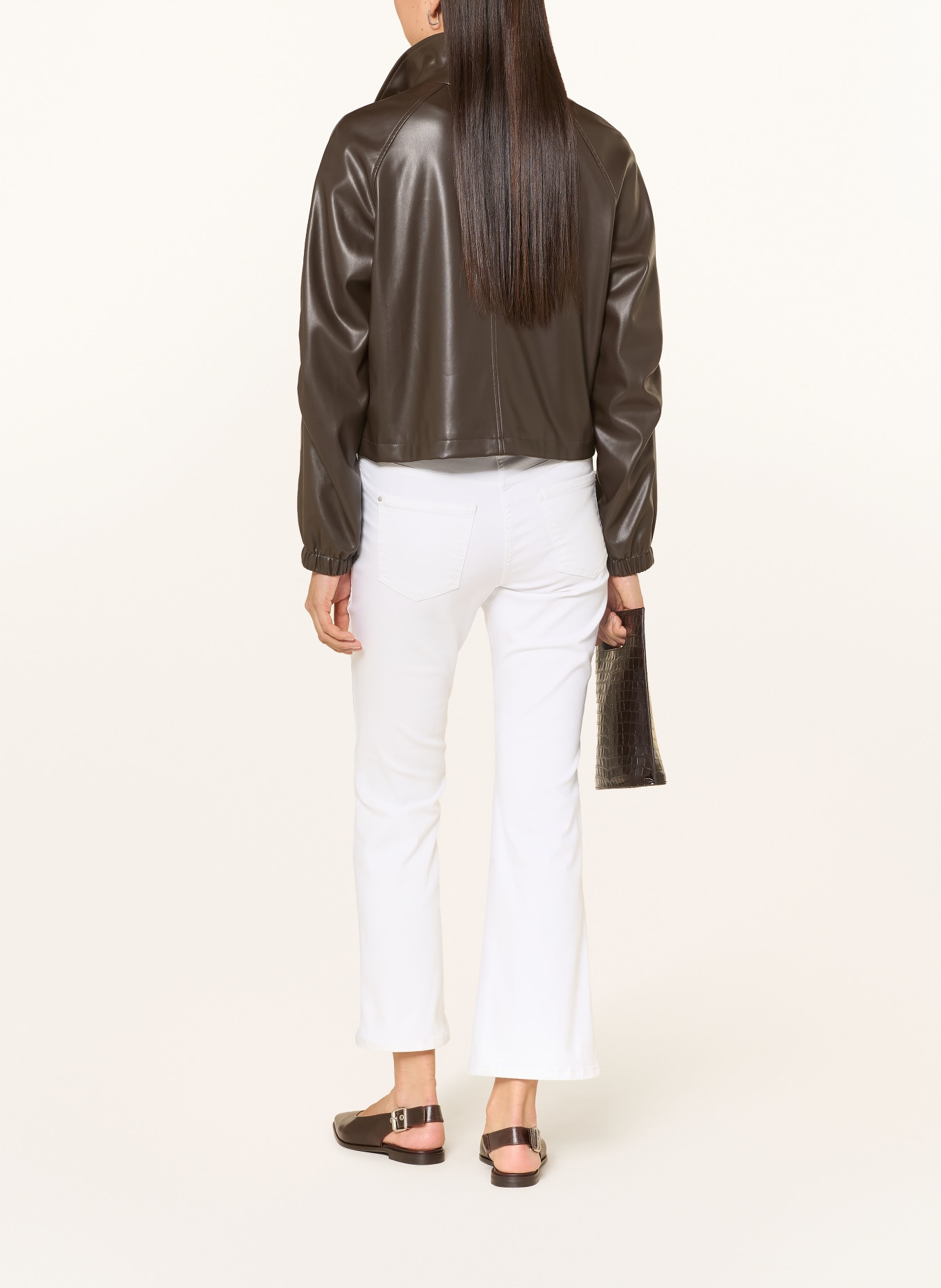 MAC Flared jeans DREAM KICK: D010 WHITE DENIM