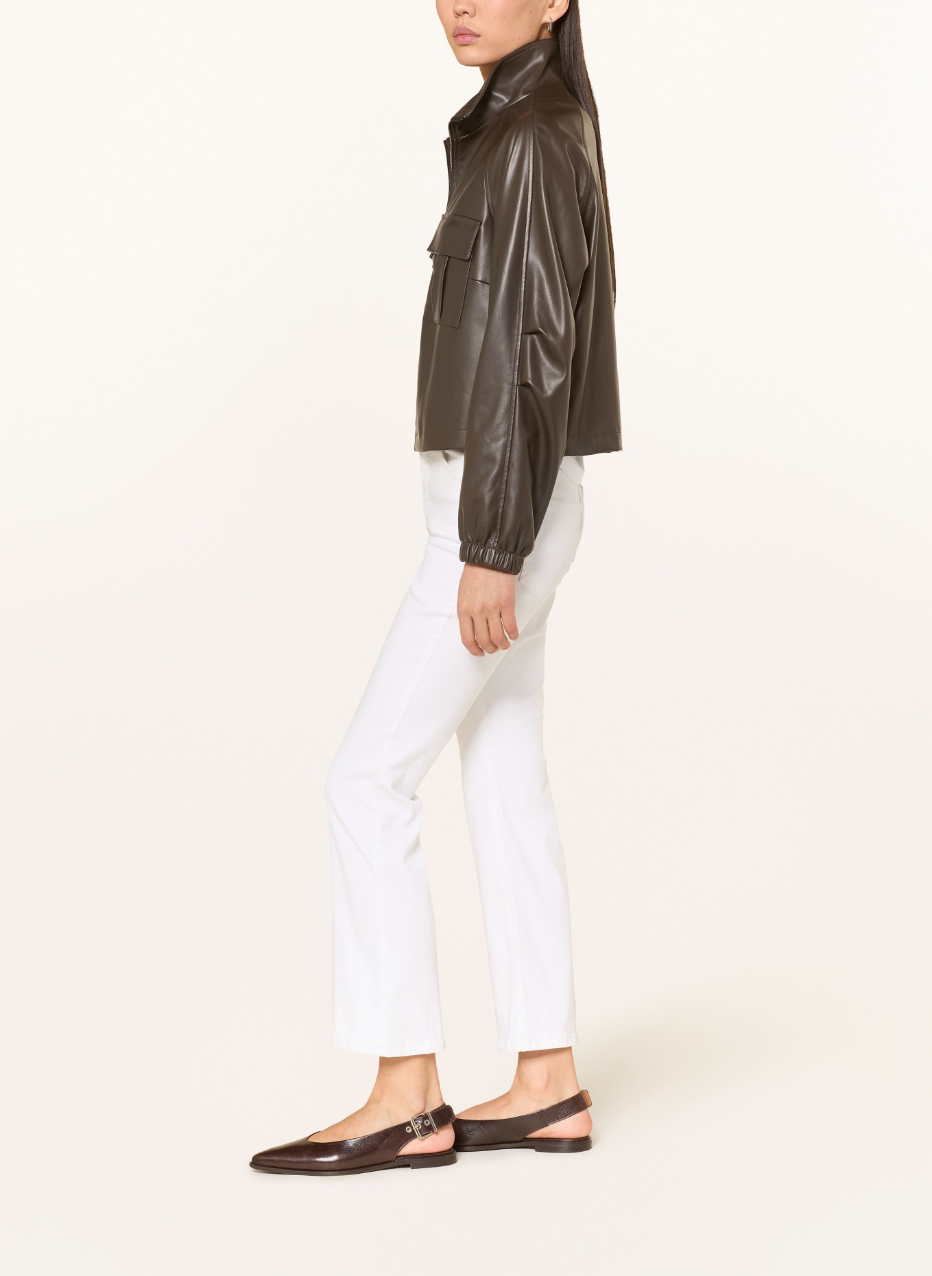 MAC Flared jeans DREAM KICK: D010 WHITE DENIM