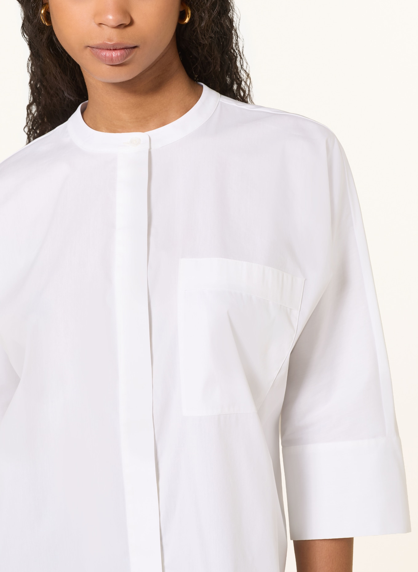 lilienfels Blouse with 3/4 sleeves: WHITE