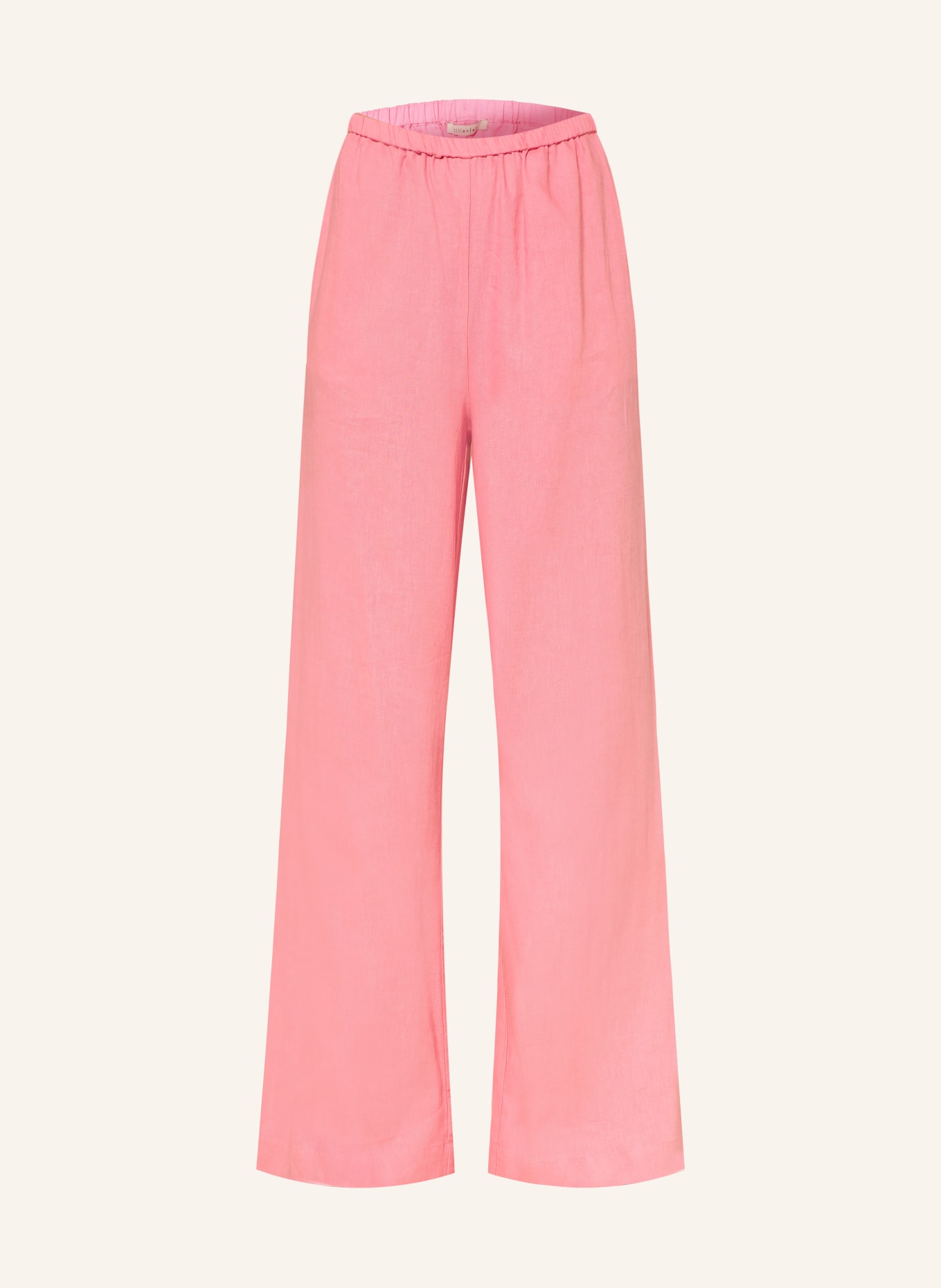 lilienfels Hose DANTE mit Leinen: PINK