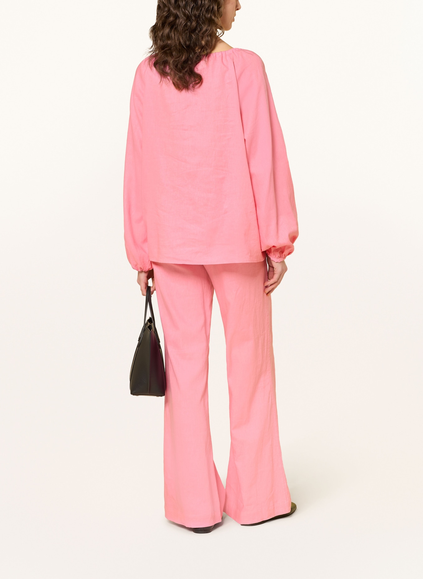 lilienfels Blusenshirt mit Leinen: ROSA