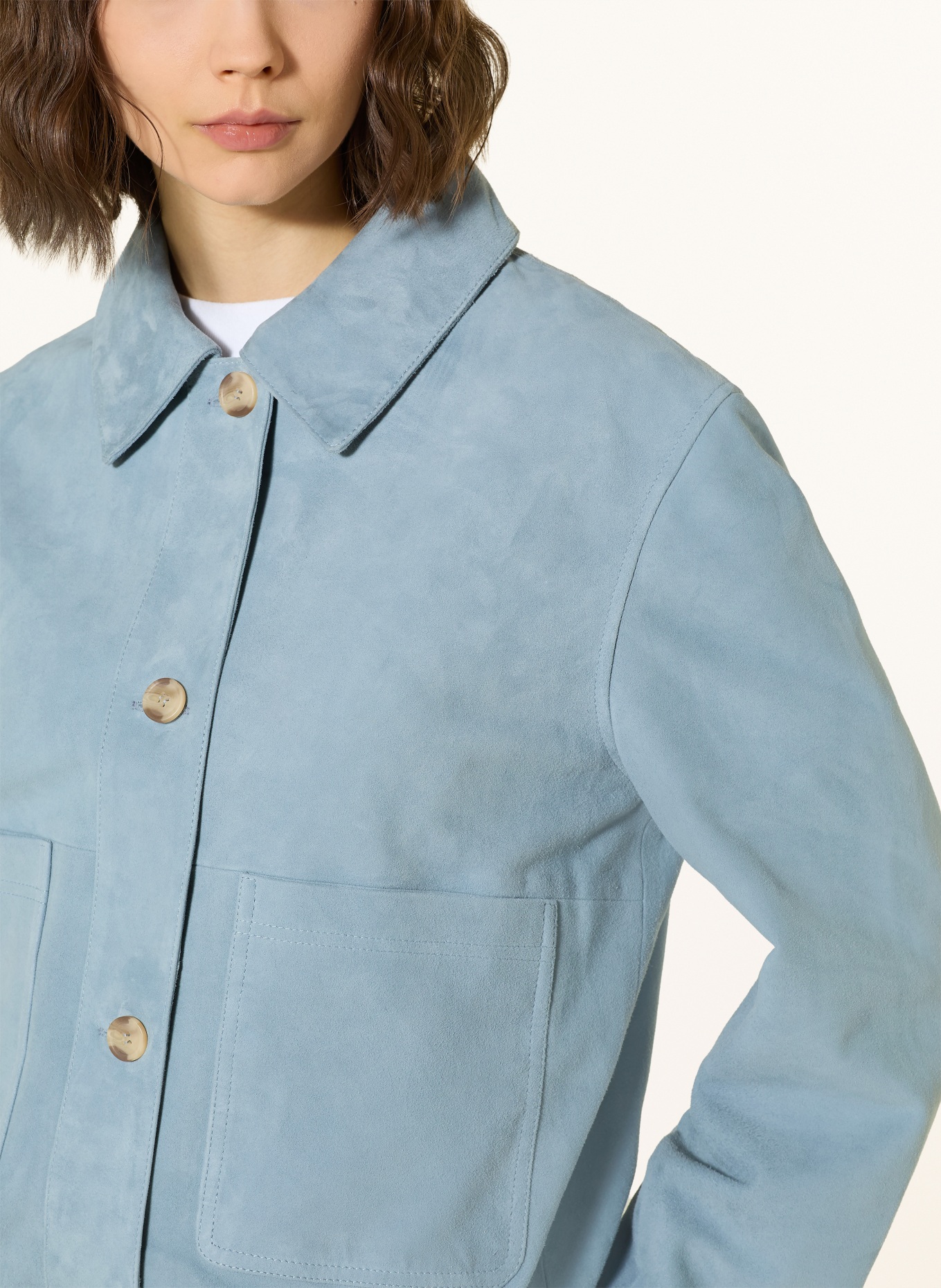 IQ STUDIO kožená bunda: TMAVĚ MODRÁ