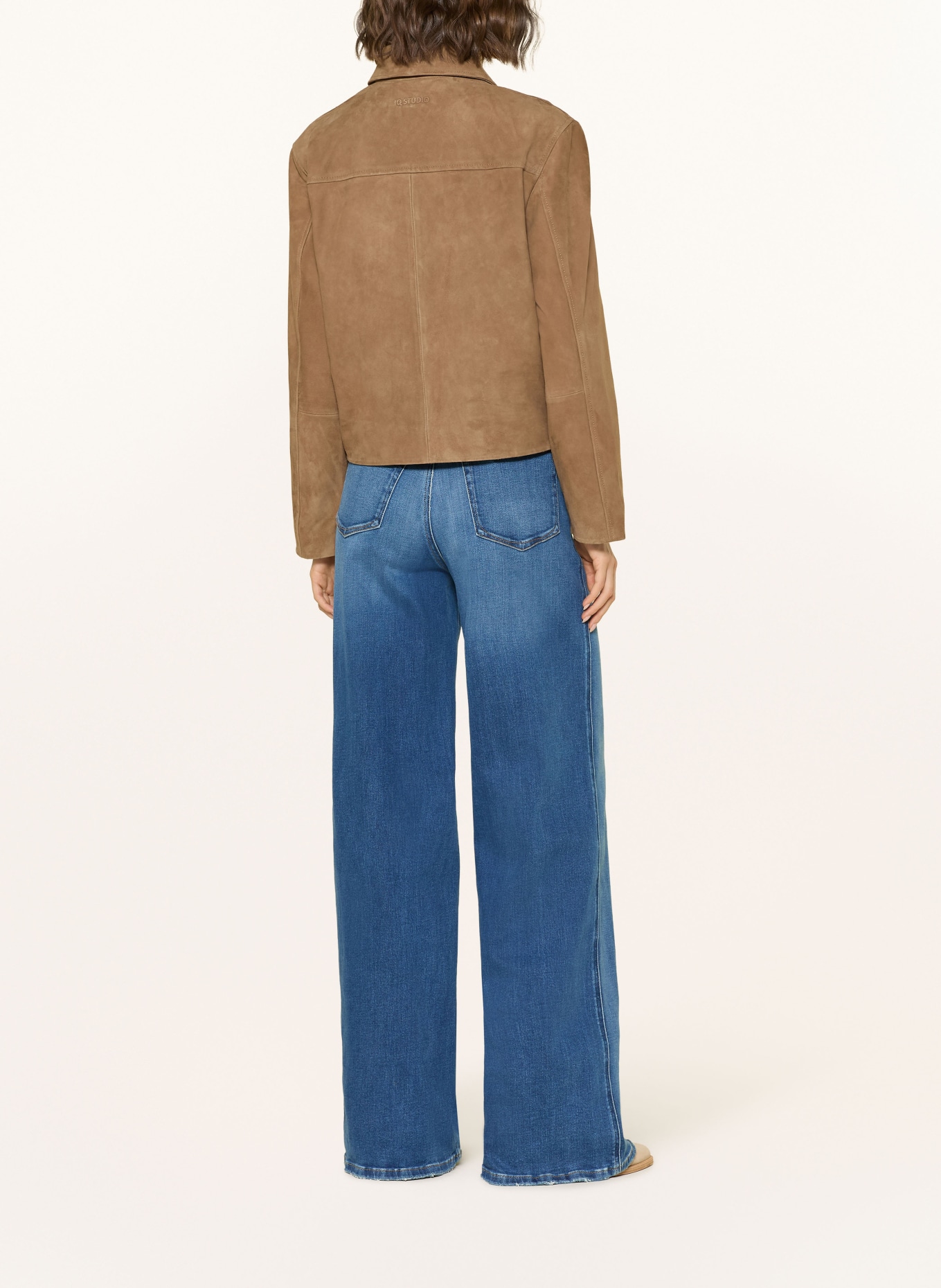 IQ STUDIO Lederjacke: CAMEL