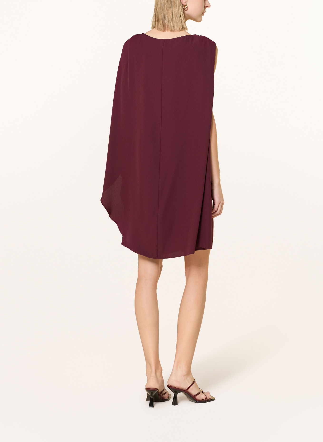 LAUREN RALPH LAUREN sukienka koktajlowa: CIEMNOCZERWONY