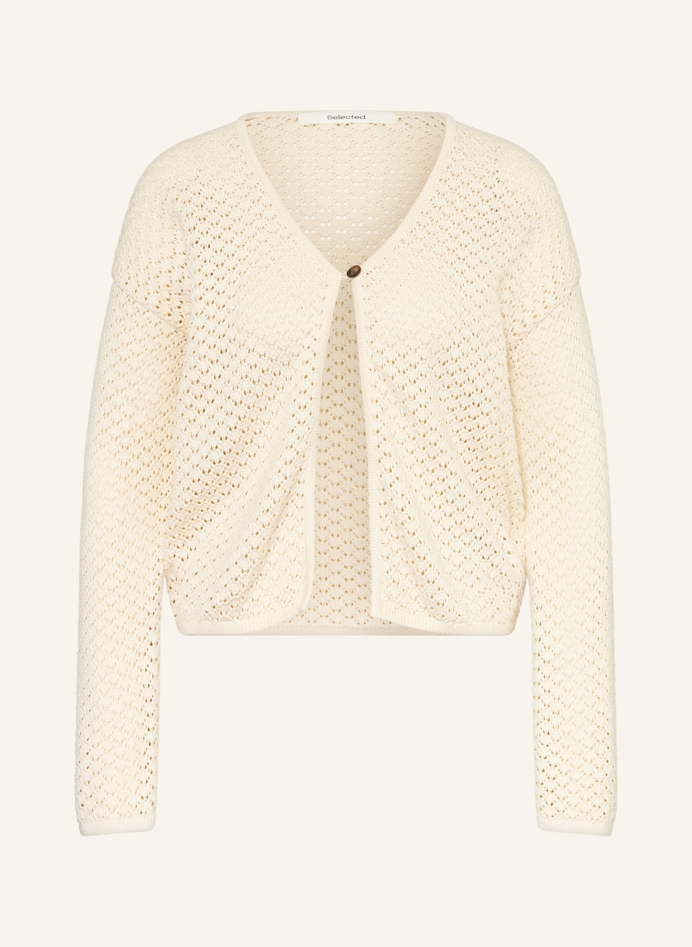 SELECTED Femme cardigan: CRÈME