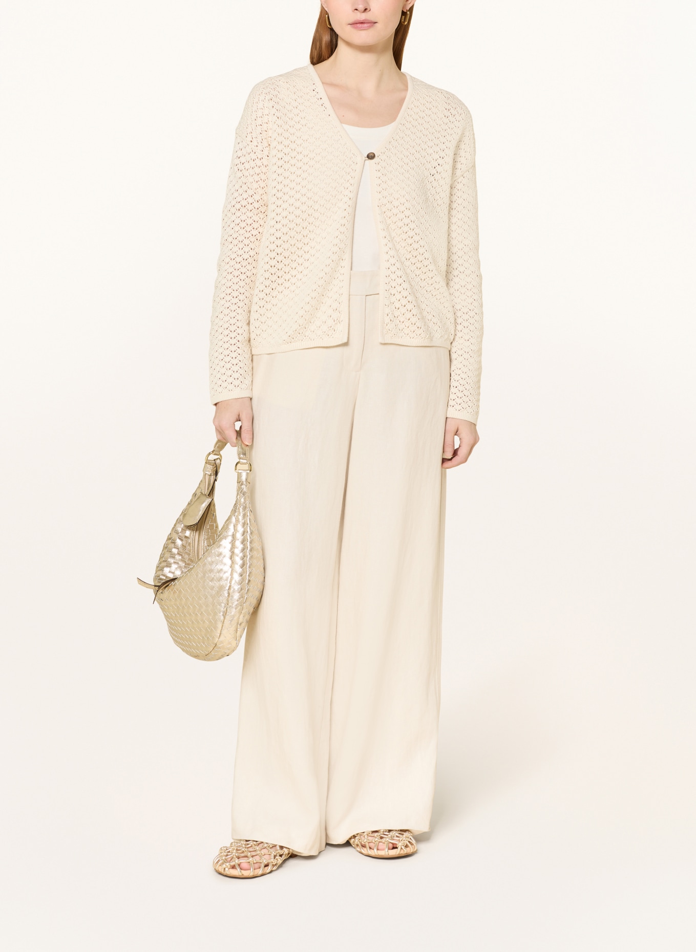 SELECTED Femme cardigan: CRÈME