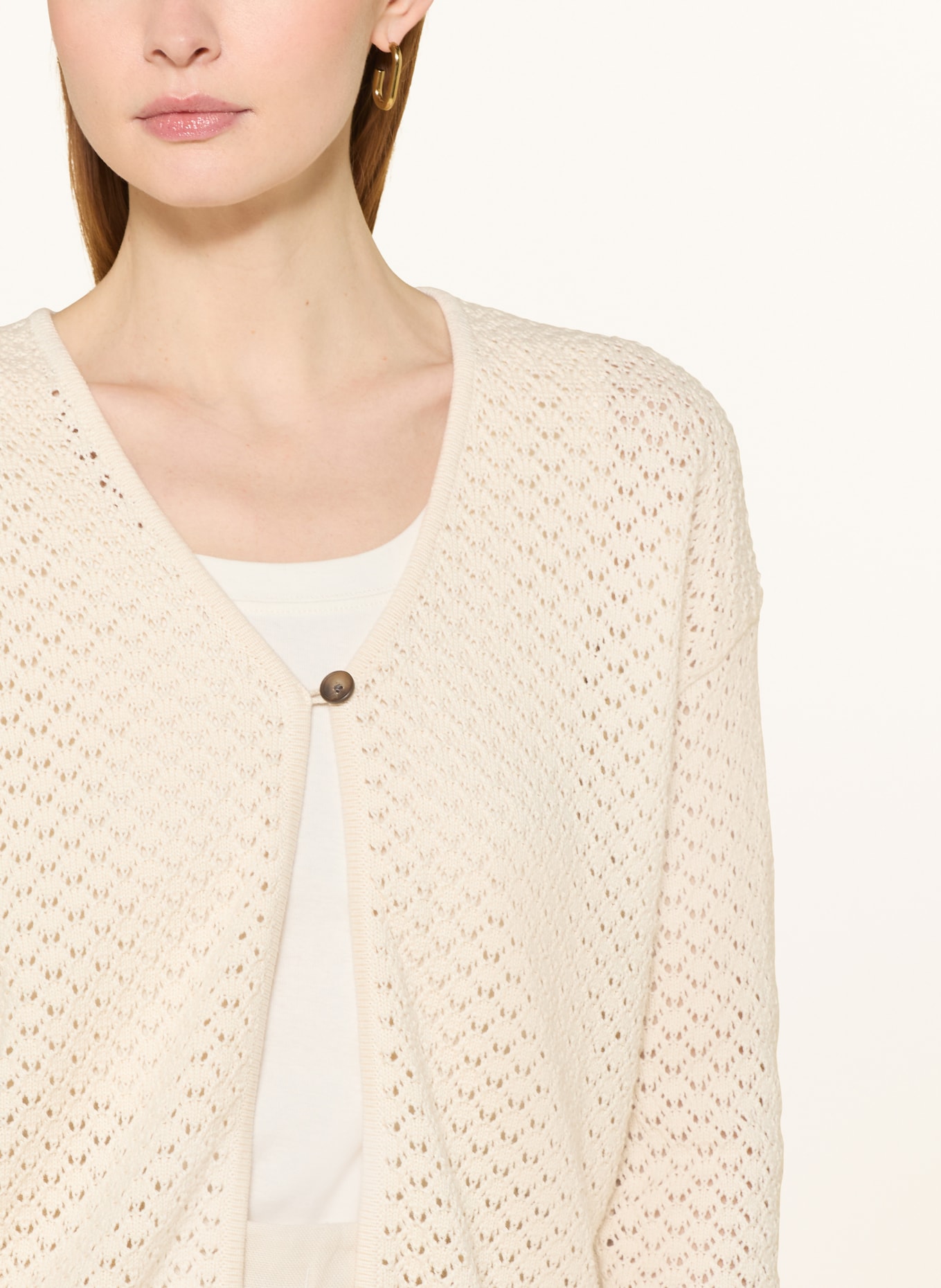 SELECTED Femme cardigan: CRÈME