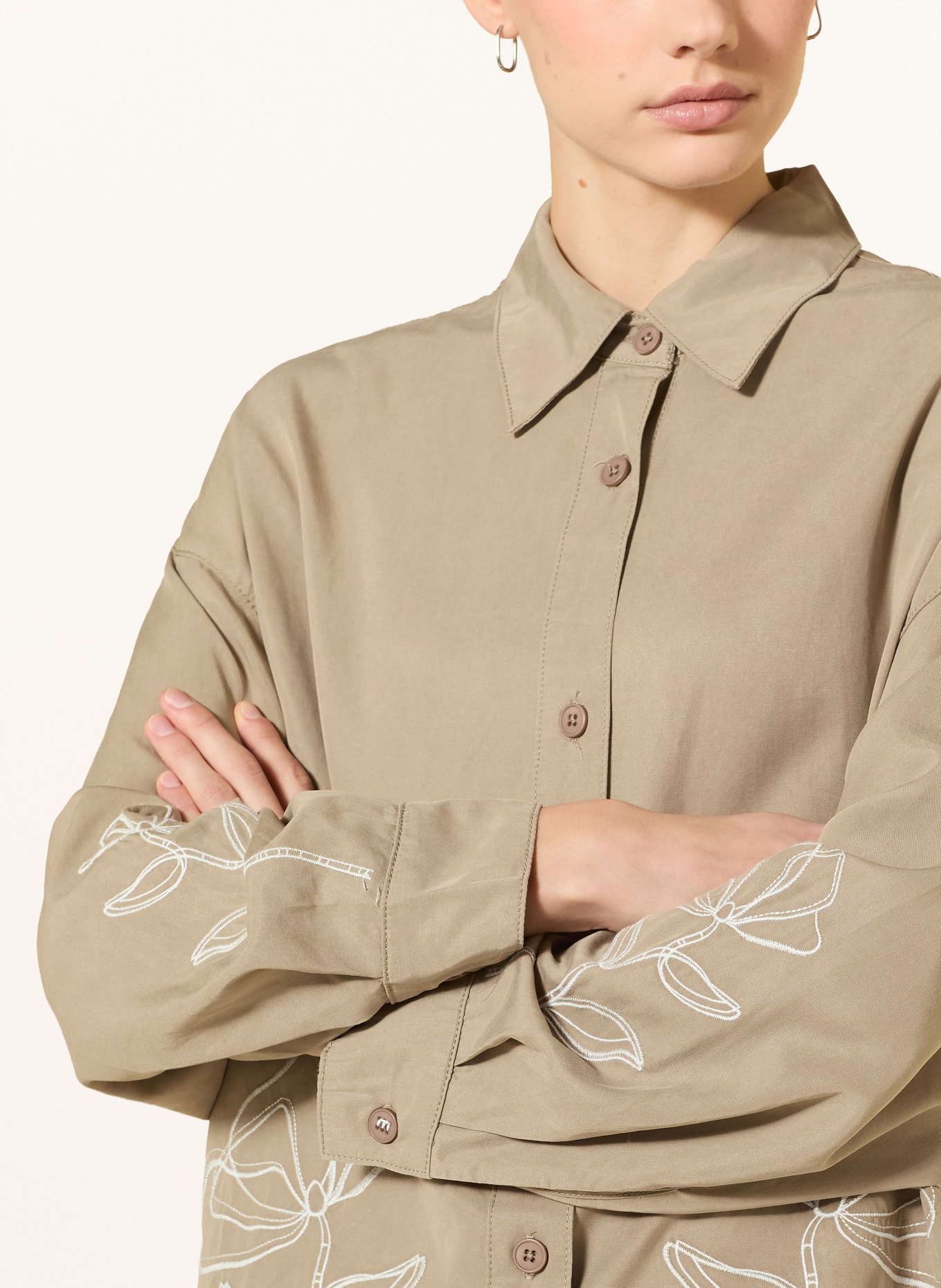 ELIAS RUMELIS ELOWYN shirt blouse: KHAKI