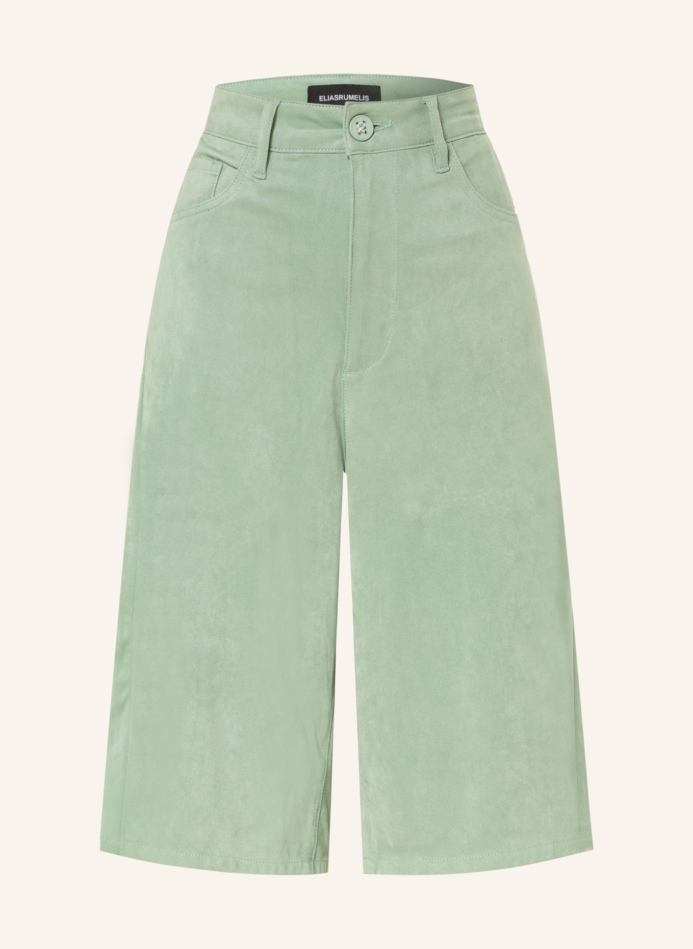 ELIAS RUMELIS Samtbermudas JUDY: HELLGRÜN
