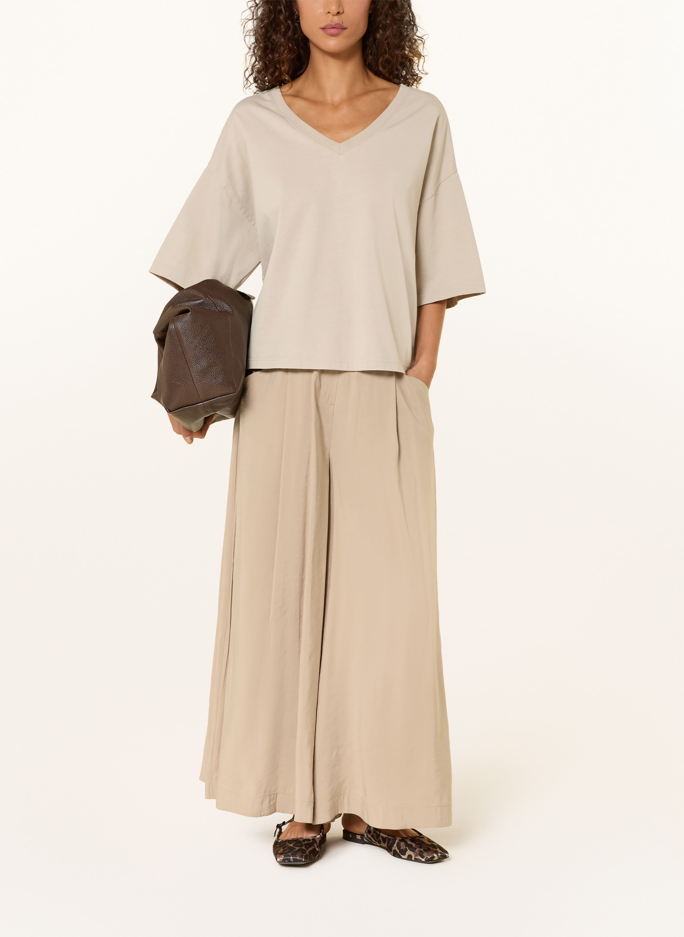 ELIAS RUMELIS Koszulka PATRICIA: JASNOBRĄZOWY / RÓŻOWY