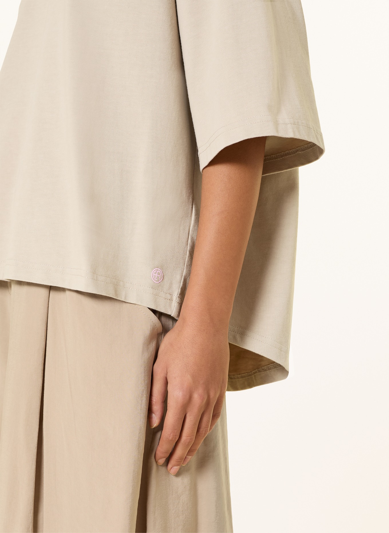 ELIAS RUMELIS Koszulka PATRICIA: JASNOBRĄZOWY / RÓŻOWY