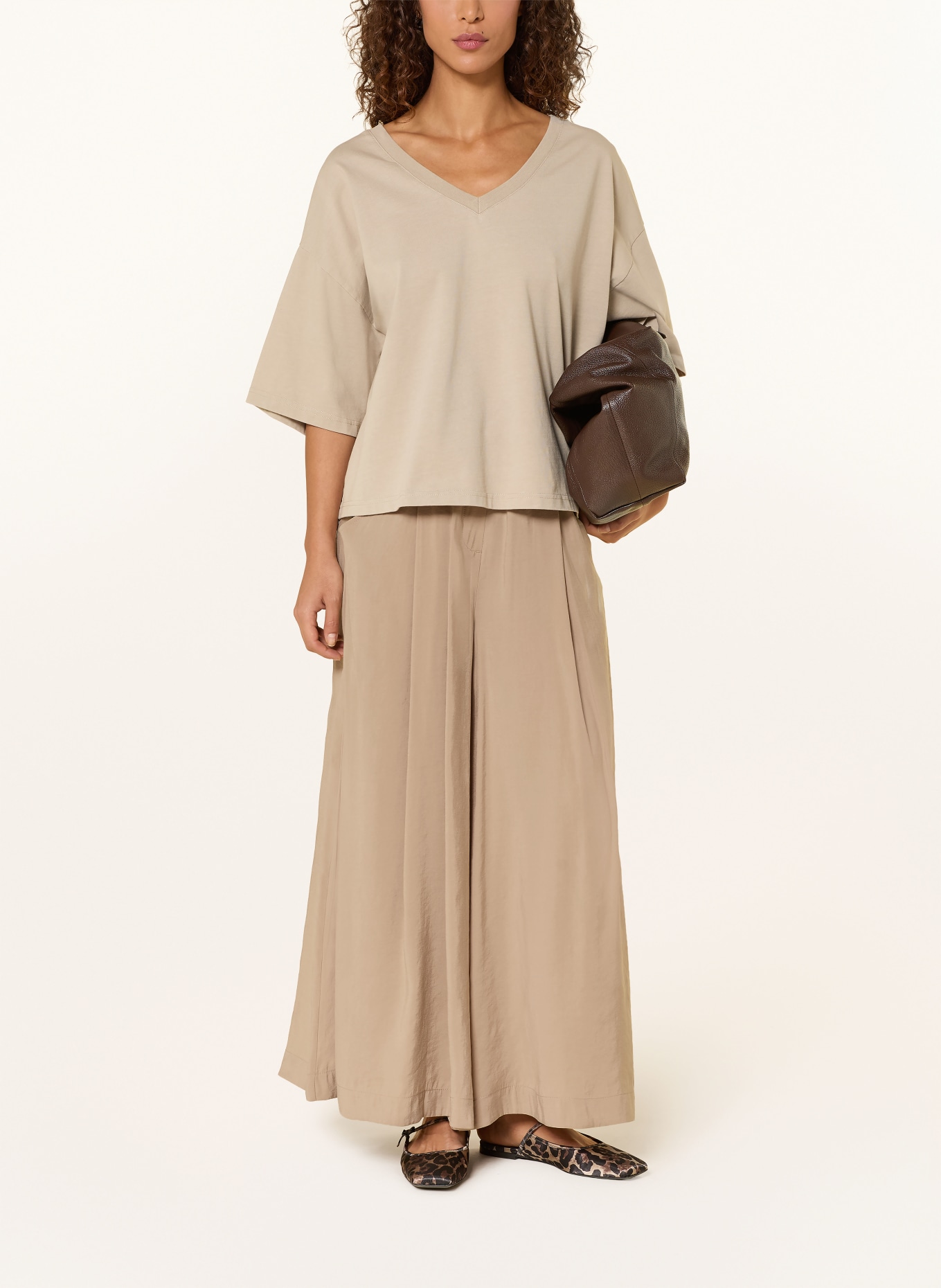 ELIAS RUMELIS HERMA culottes: LIGHT BROWN
