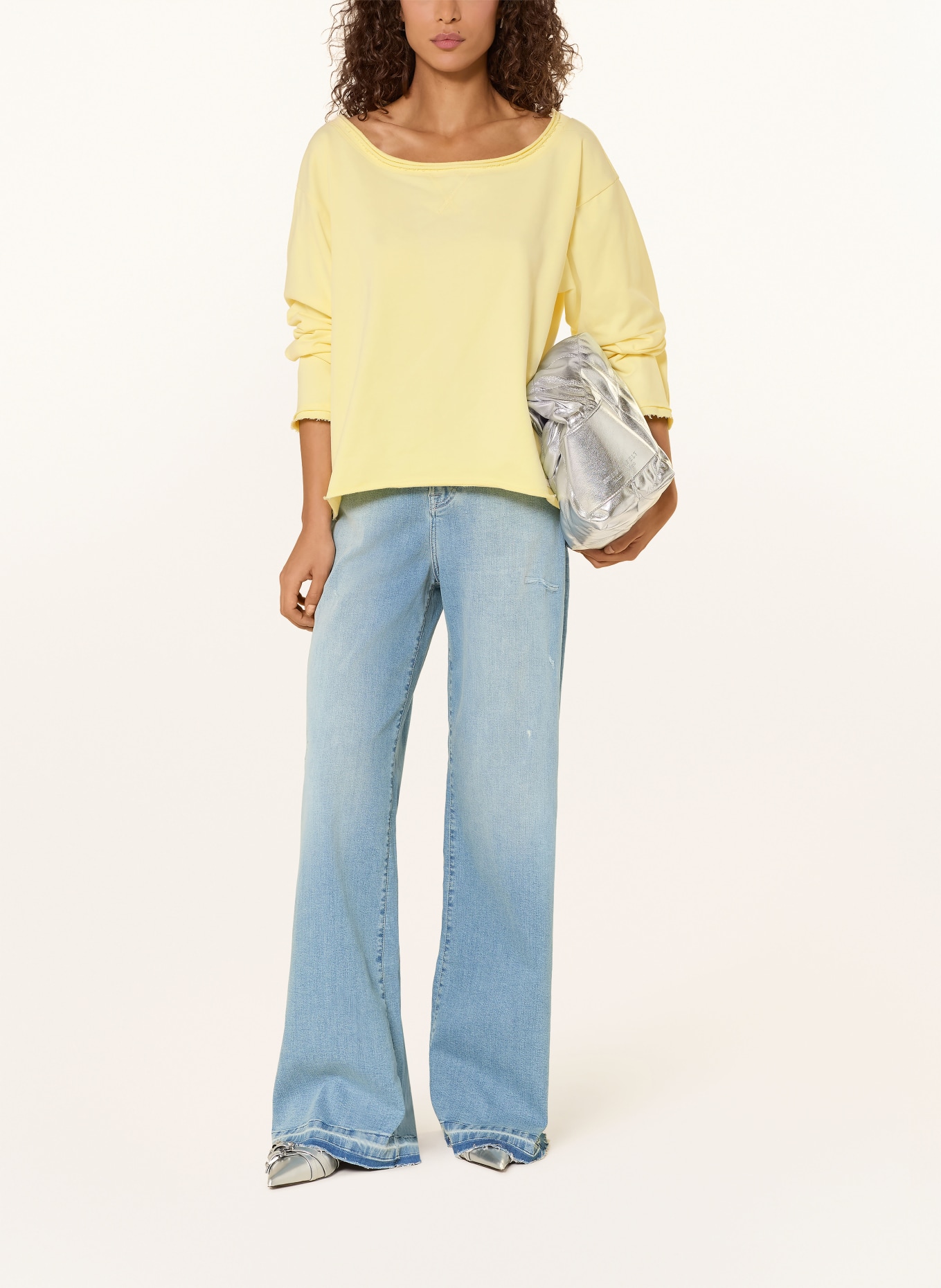 ELIAS RUMELIS WINIFRI sweatshirt: LIGHT YELLOW